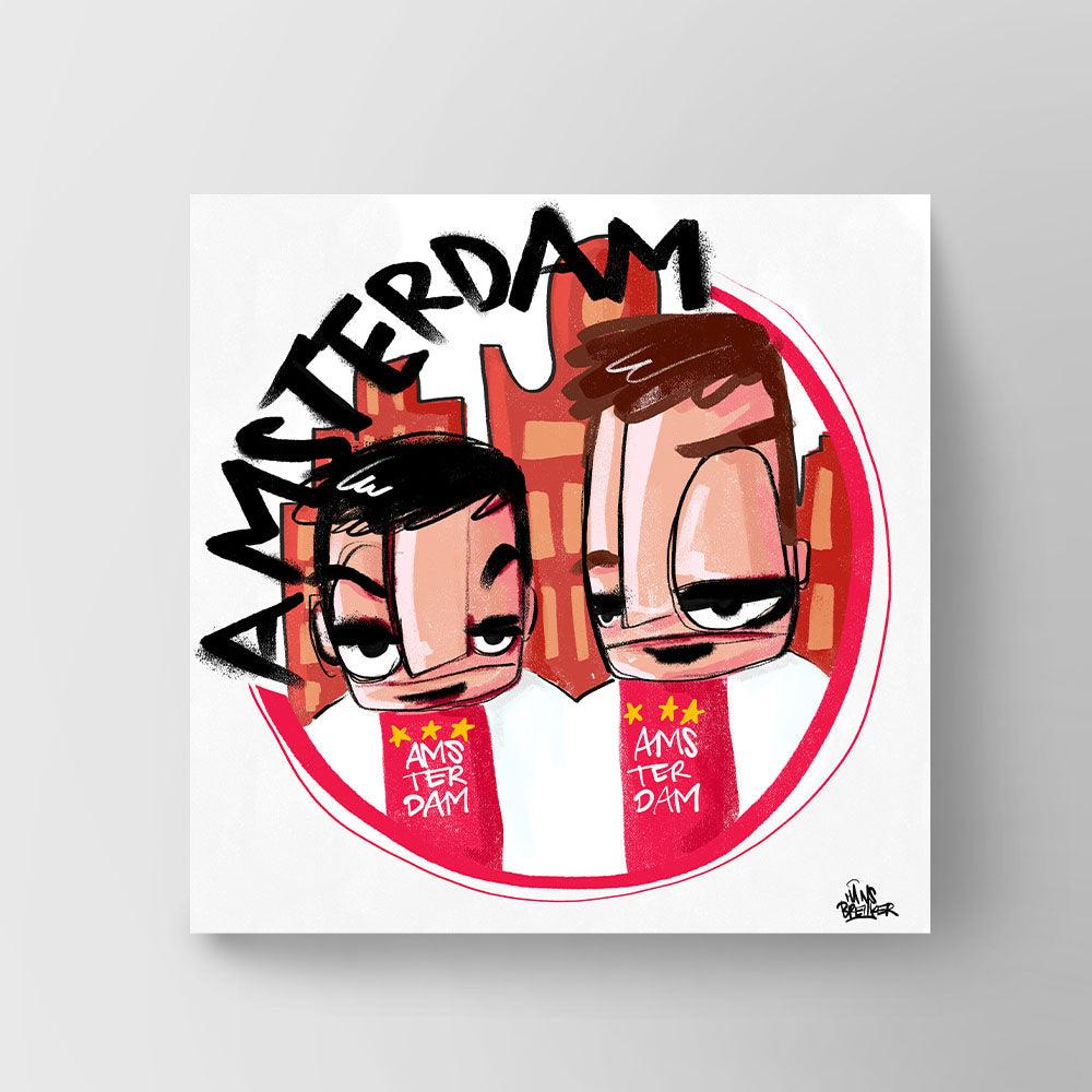 Ajax logo Amsterdam - Hans Breuker