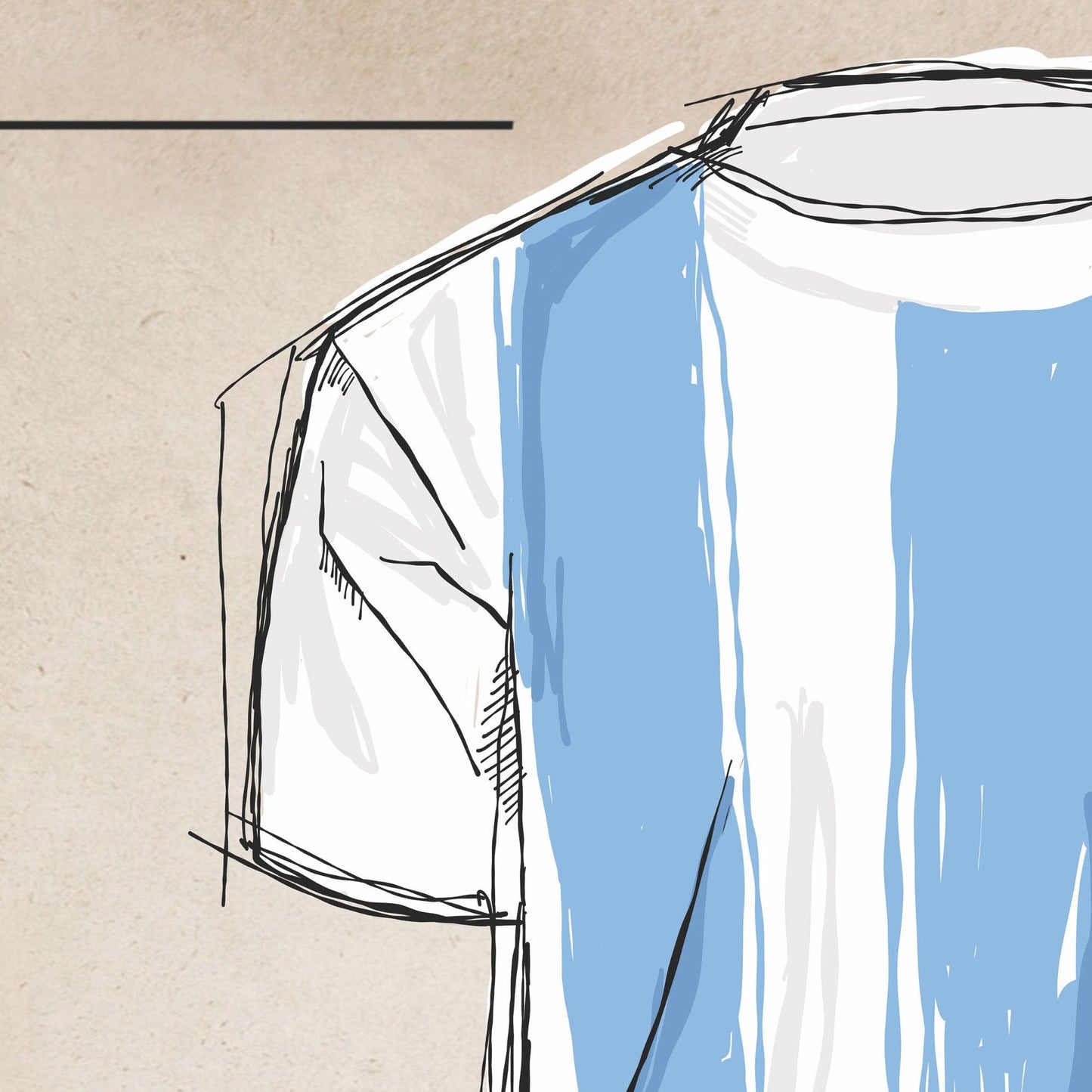 Argentinian soccer jersey - Hans Breuker