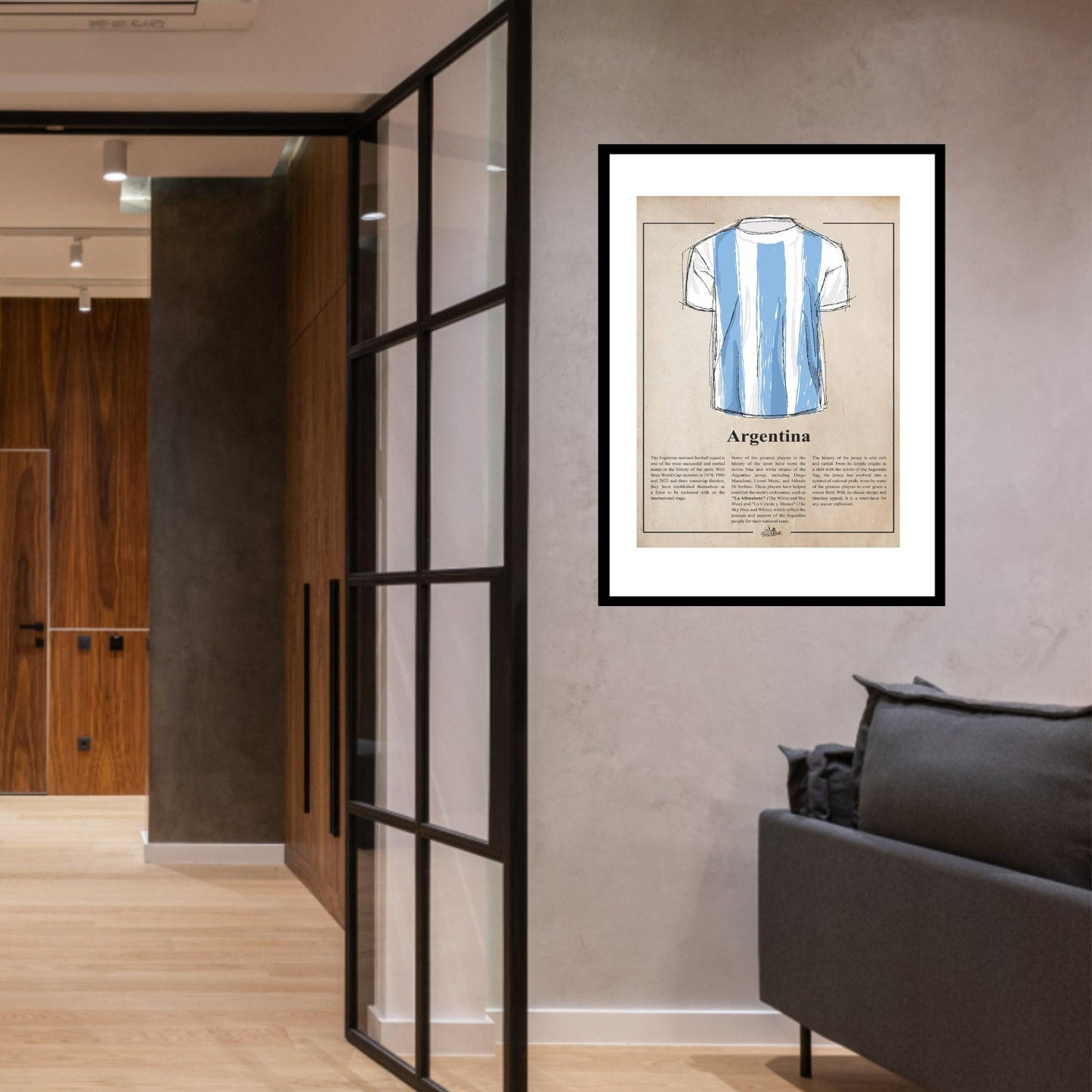 Argentinian soccer jersey - Hans Breuker