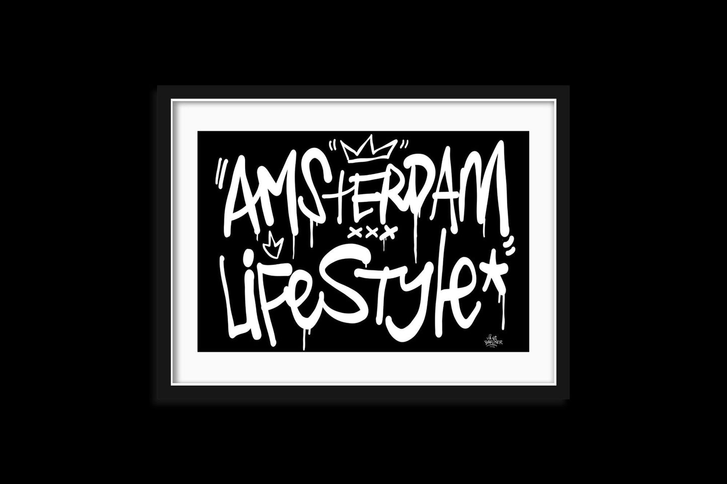 Amsterdam lifestyle streetart letters - Hans Breuker