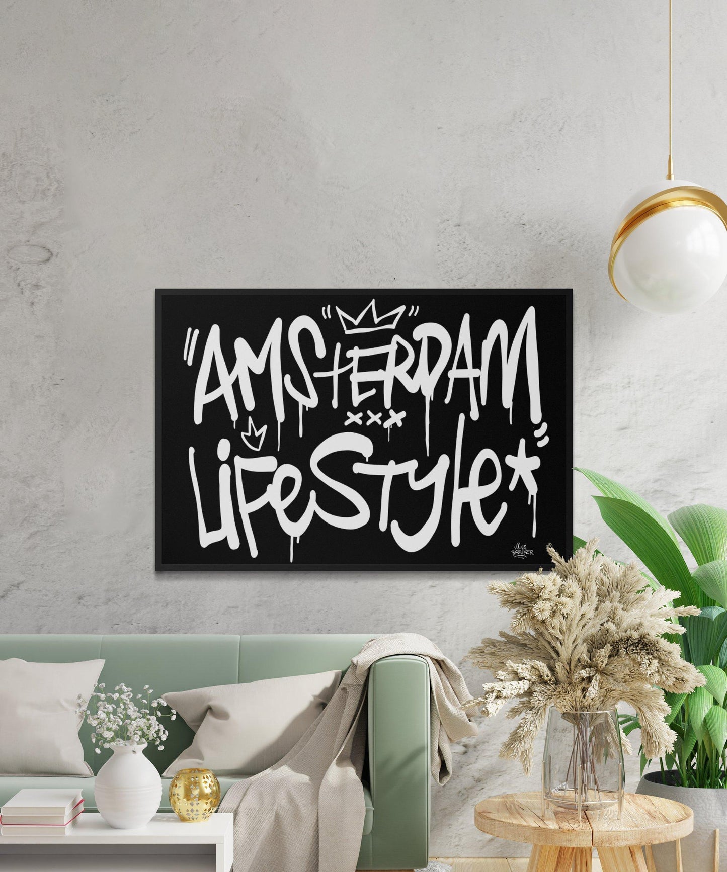 Amsterdam lifestyle streetart letters - Hans Breuker