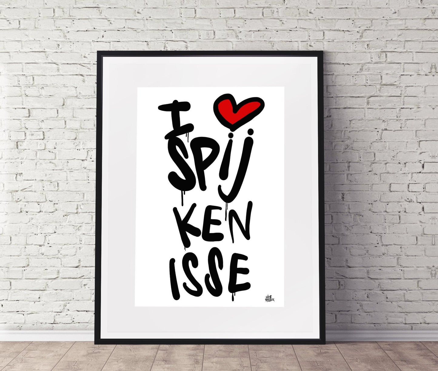 Poster Spijkenisse - Hans Breuker