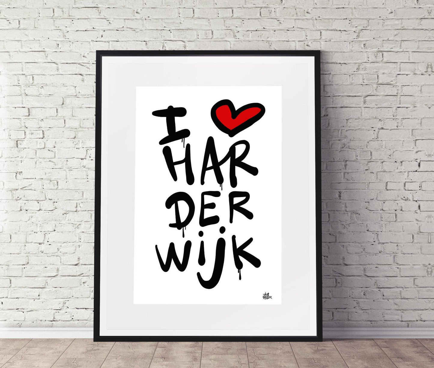 Poster Harderwijk - Hans Breuker
