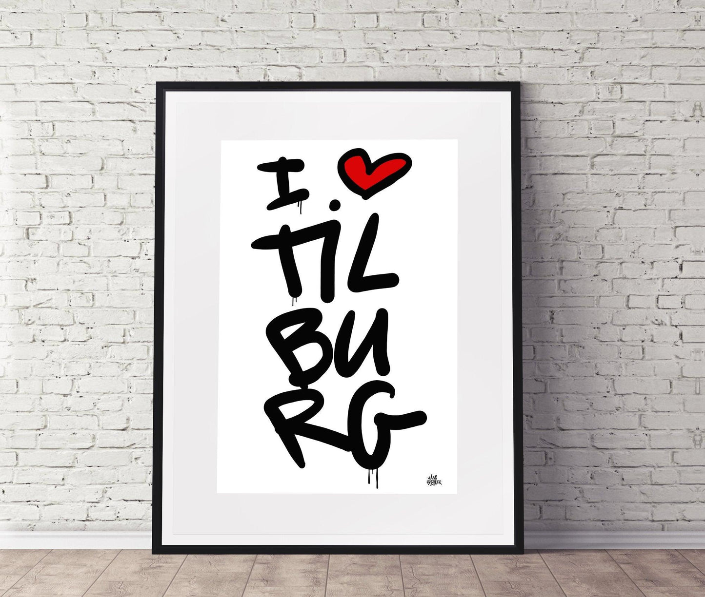 Poster Tilburg - Hans Breuker