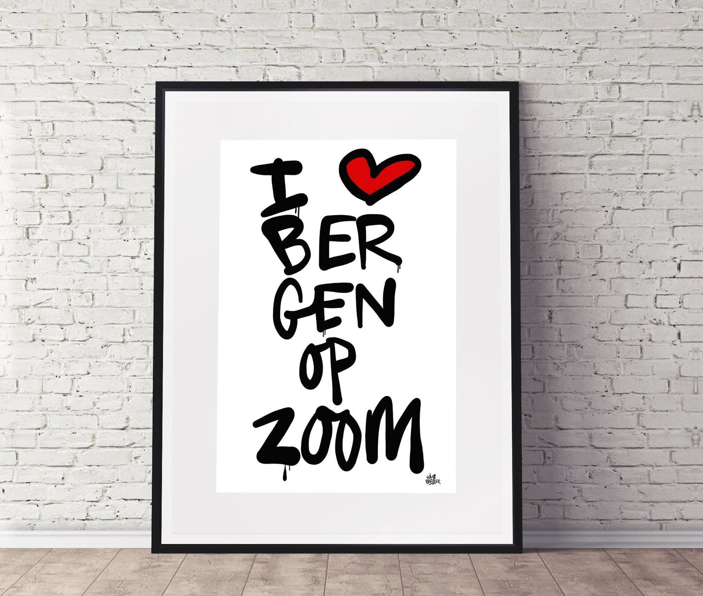 Poster Bergen op Zoom - Hans Breuker