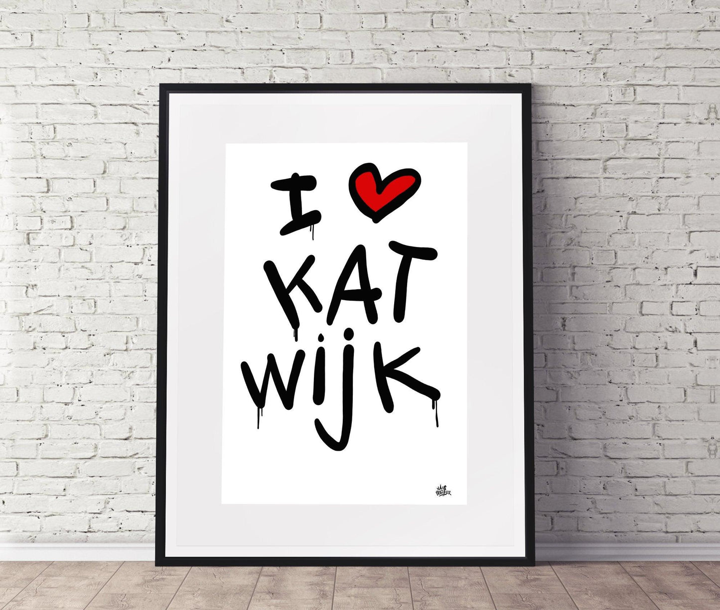 Poster Katwijk - Hans Breuker