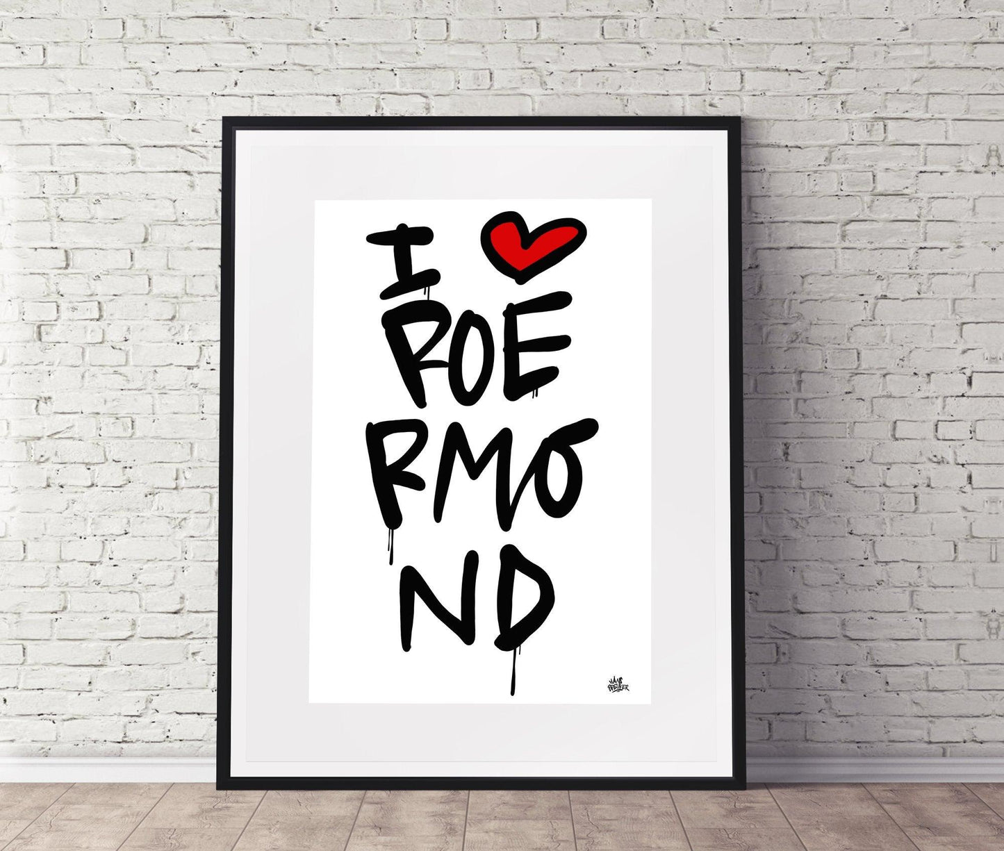 Poster Roermond - Hans Breuker