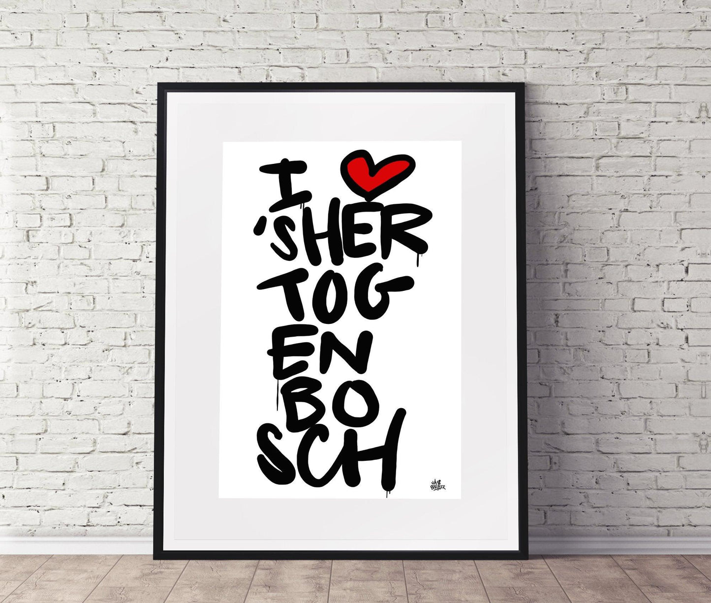 Poster 's Hertogenbosch - Hans Breuker