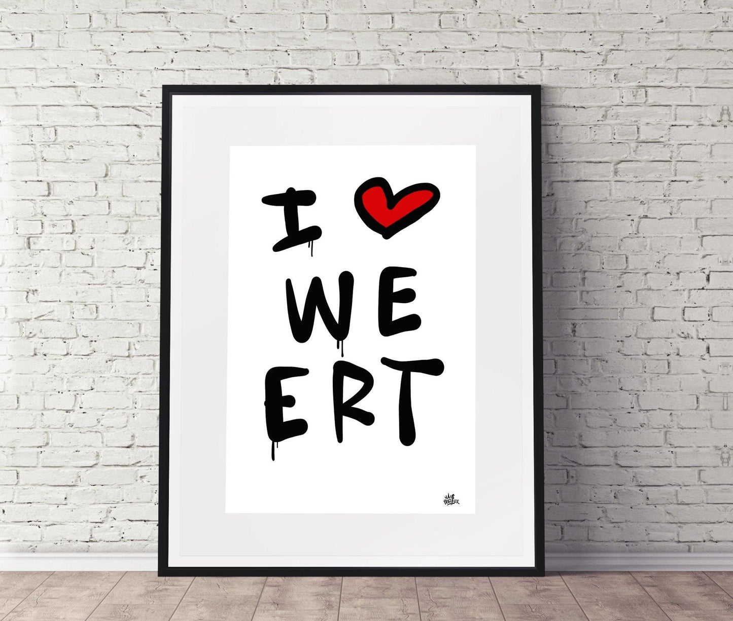 Poster Weert - Hans Breuker