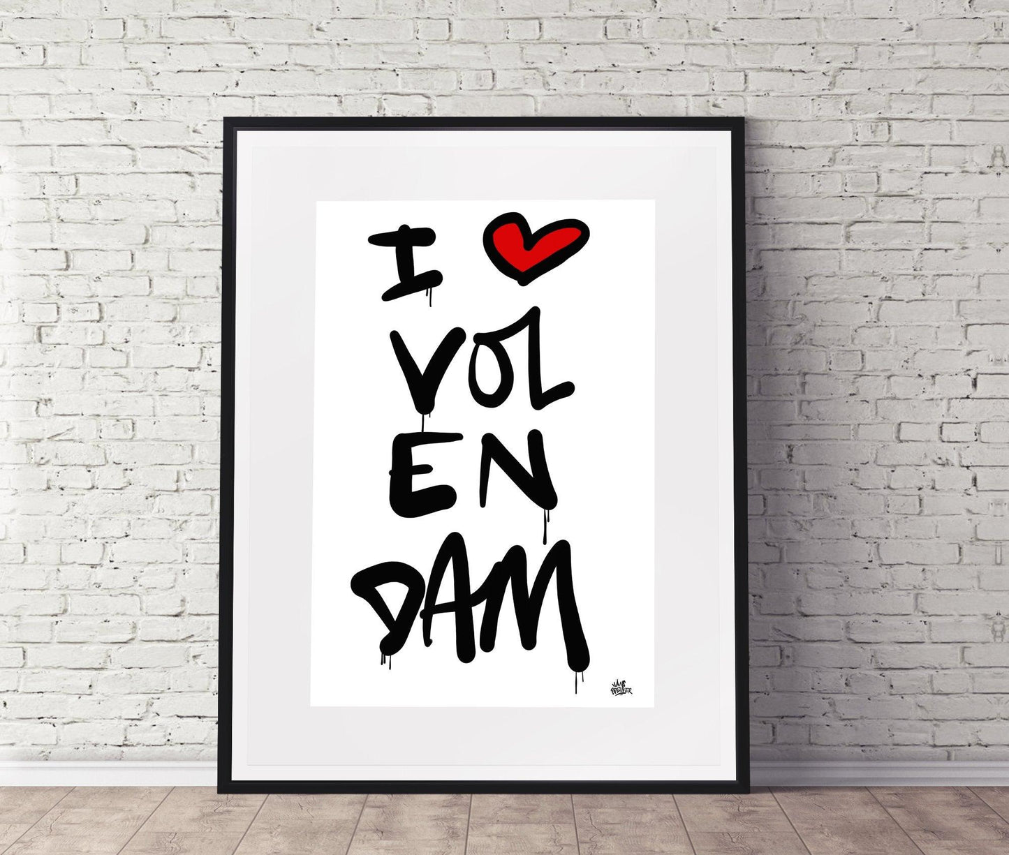 Poster Volendam - Hans Breuker