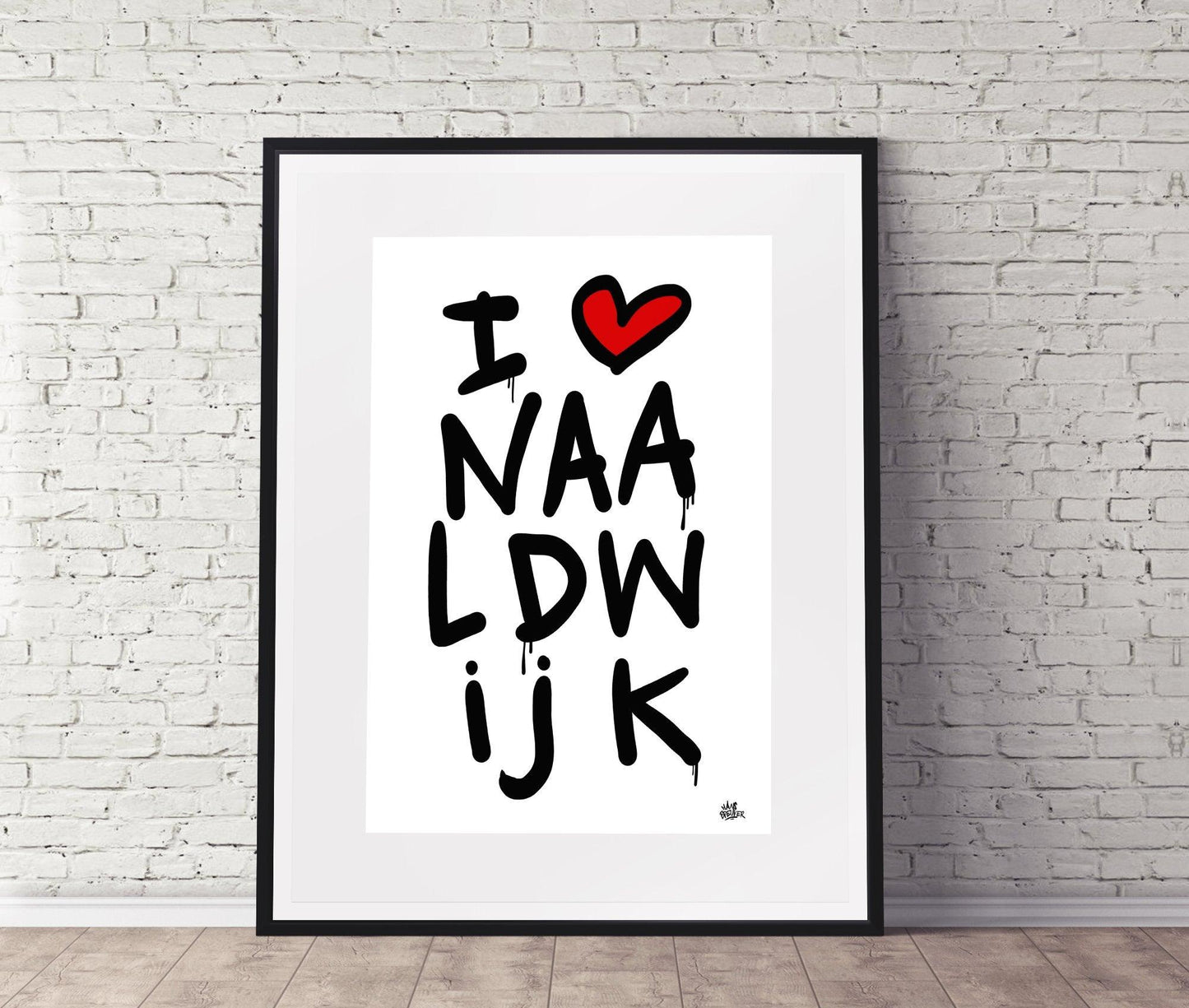 Poster Naaldwijk - Hans Breuker