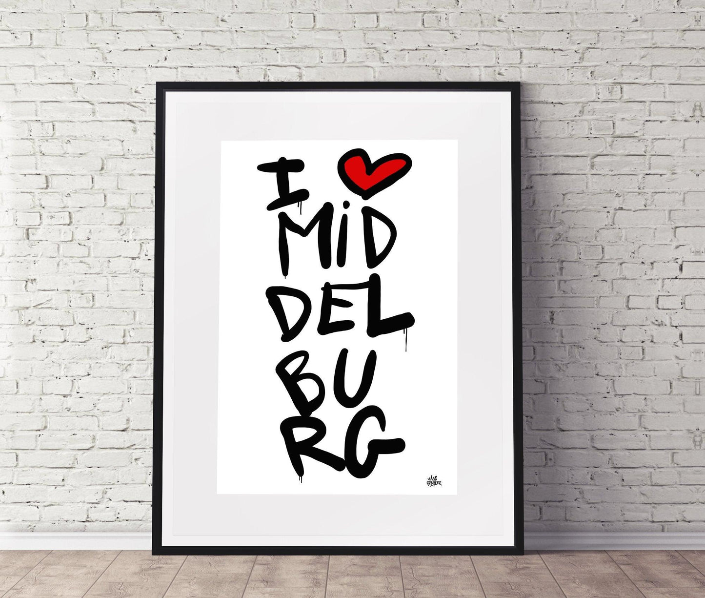 Poster Middelburg - Hans Breuker