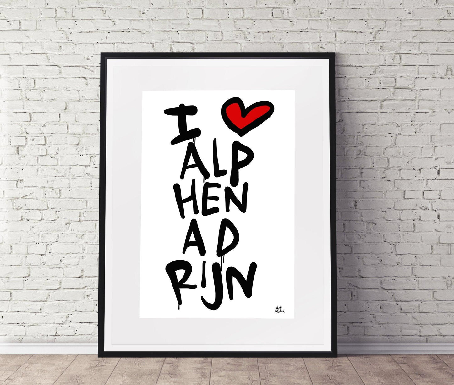 Poster Alphen aan den Rijn - Hans Breuker