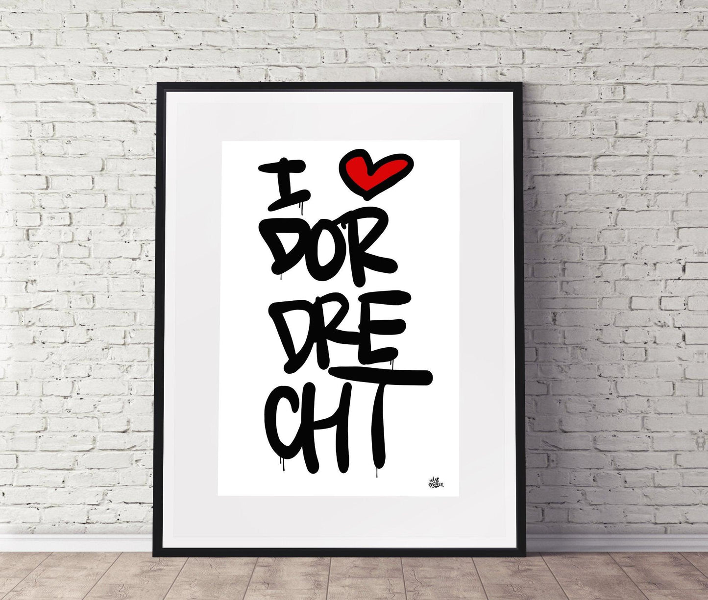 Poster Dordrecht - Hans Breuker