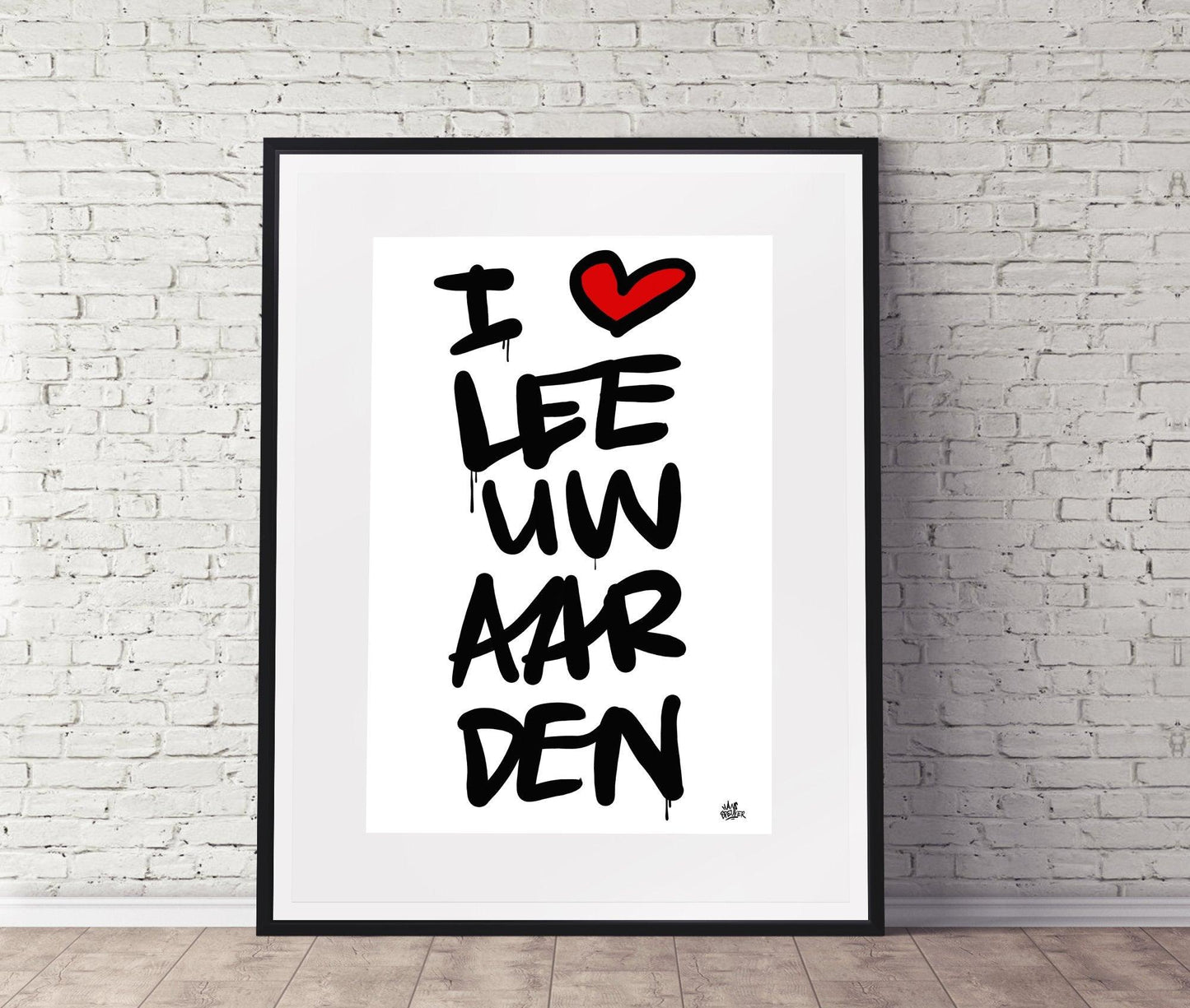 Poster Leeuwaarden - Hans Breuker
