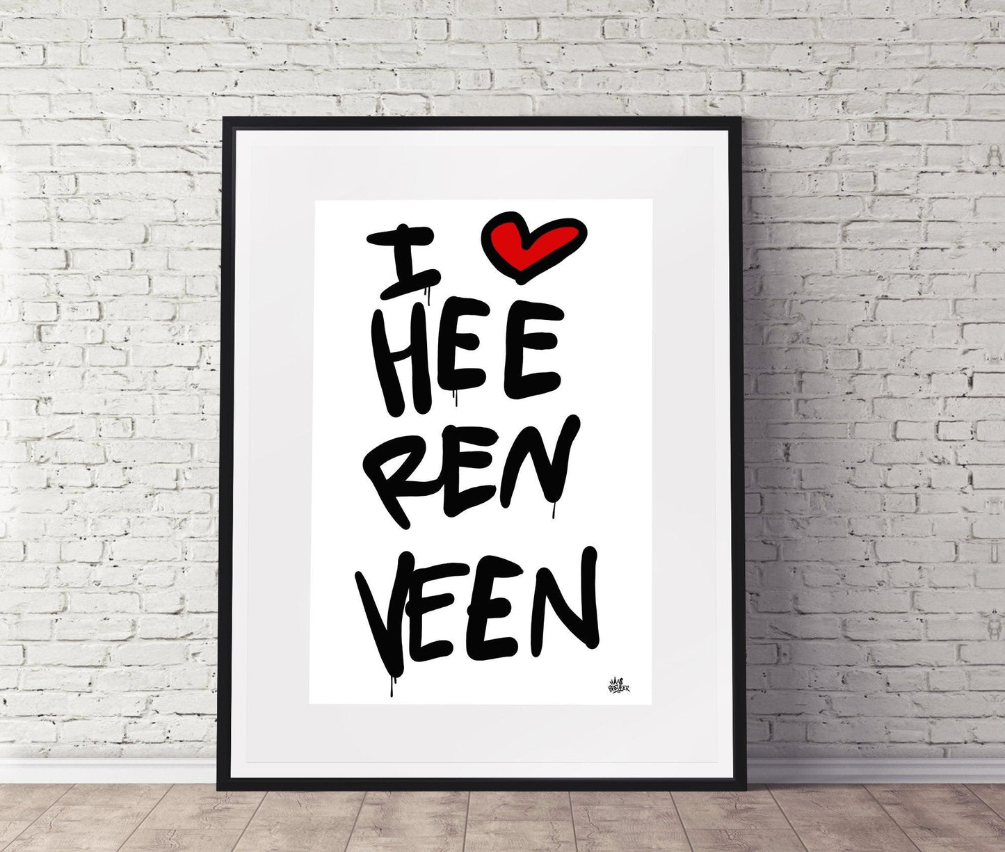 Poster Heerenveen - Hans Breuker