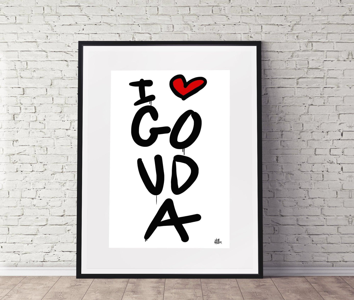 Poster Gouda - Hans Breuker