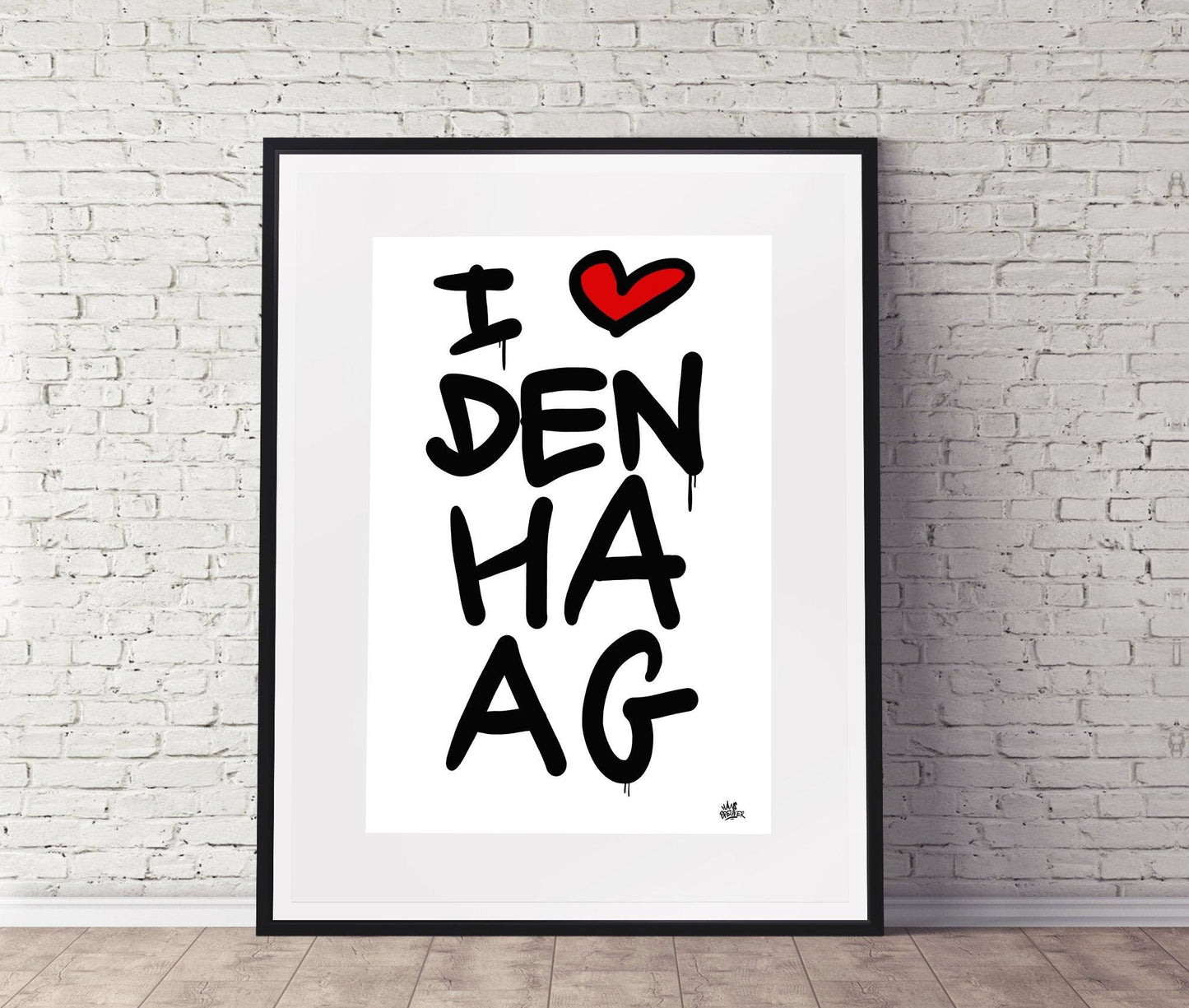 Poster Den Haag - Hans Breuker