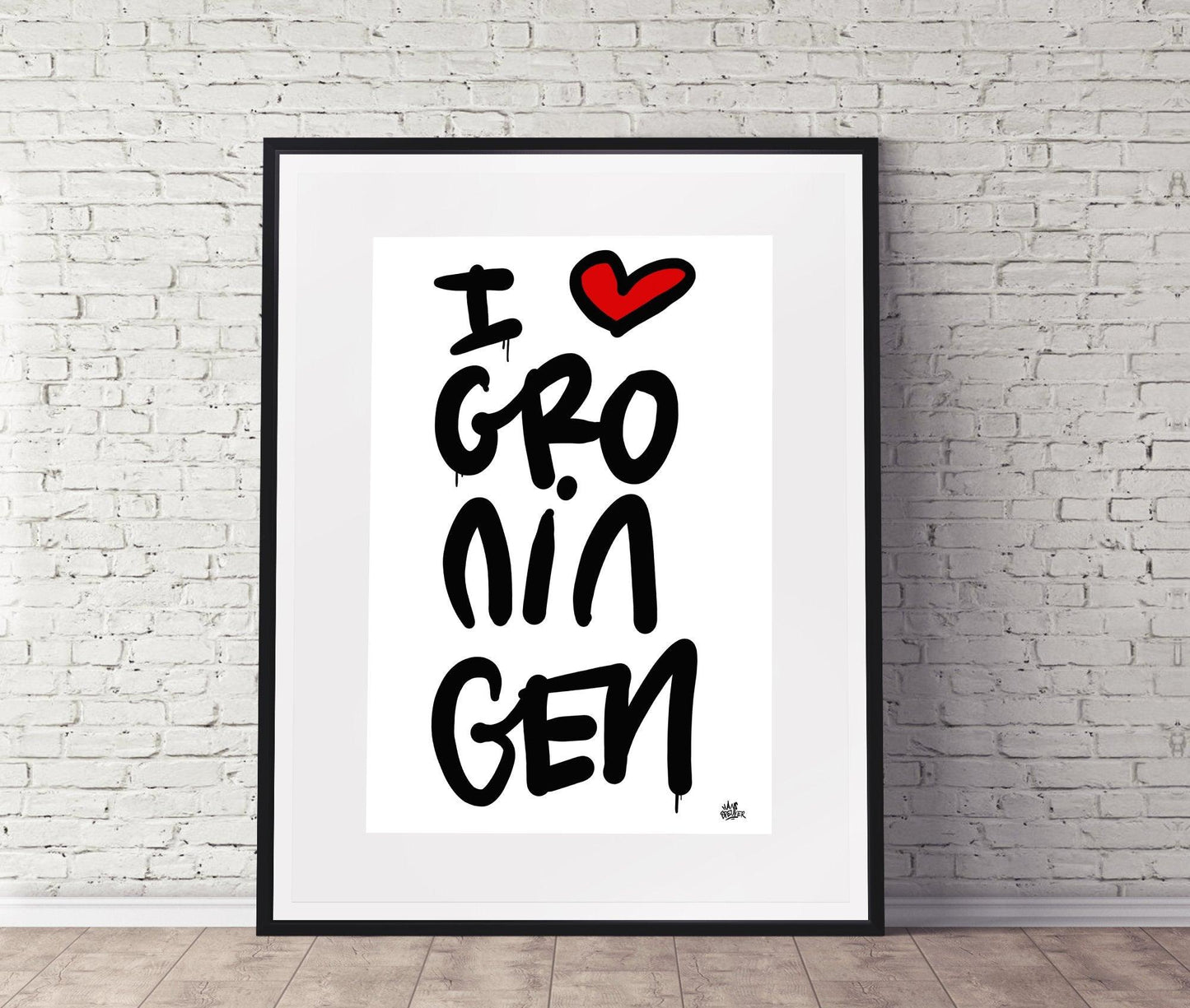 Poster Groningen - Hans Breuker