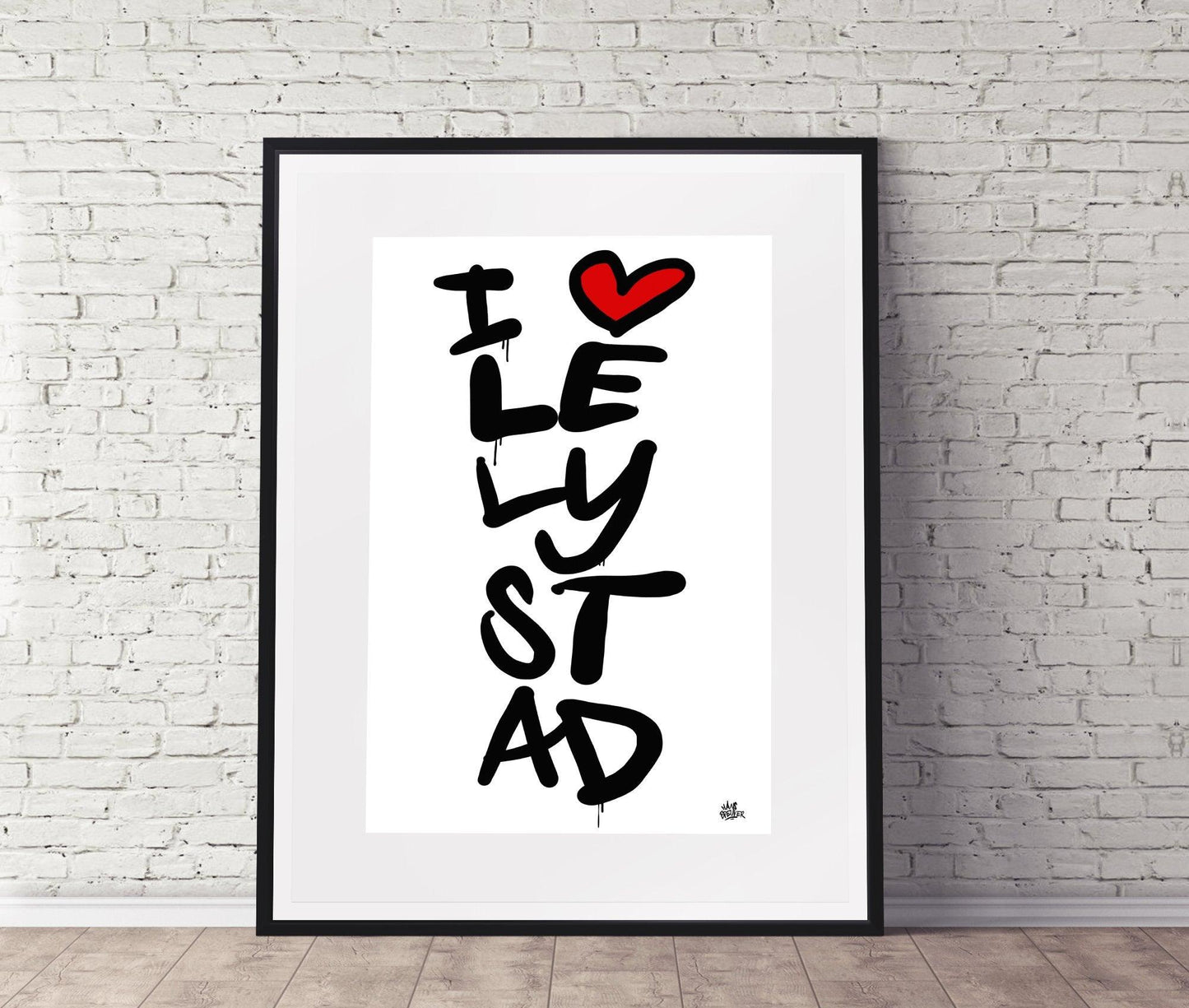 Poster Lelystad - Hans Breuker