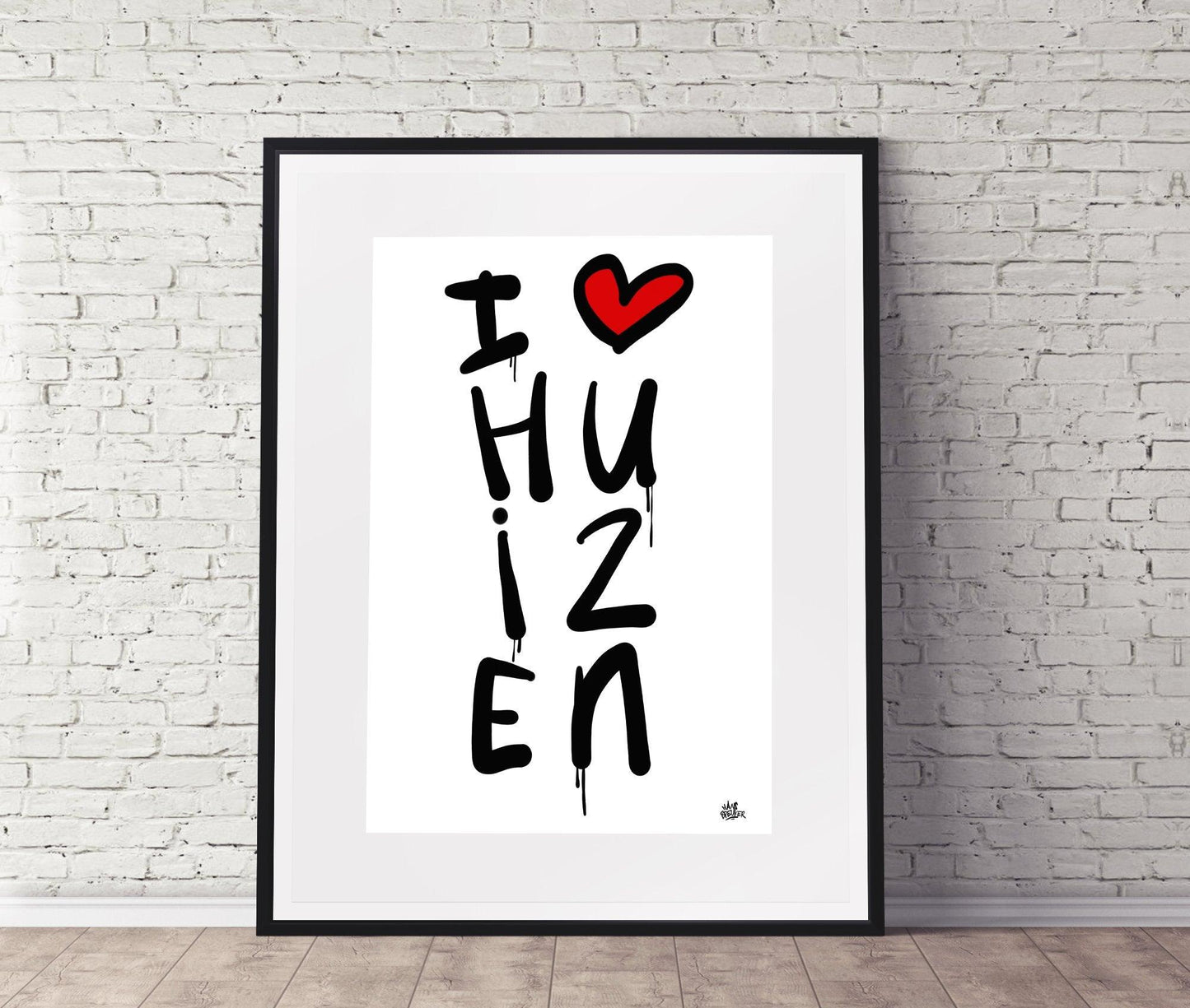 Poster Huizen - Hans Breuker