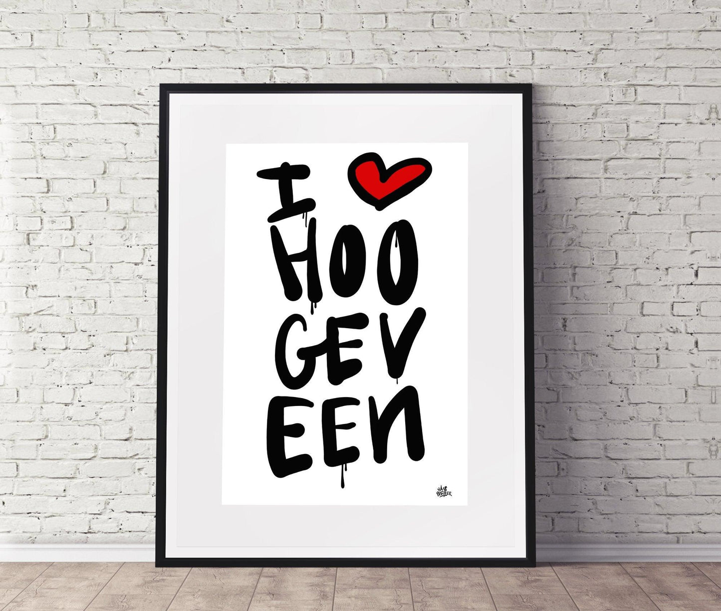 Poster Hoogeveen - Hans Breuker