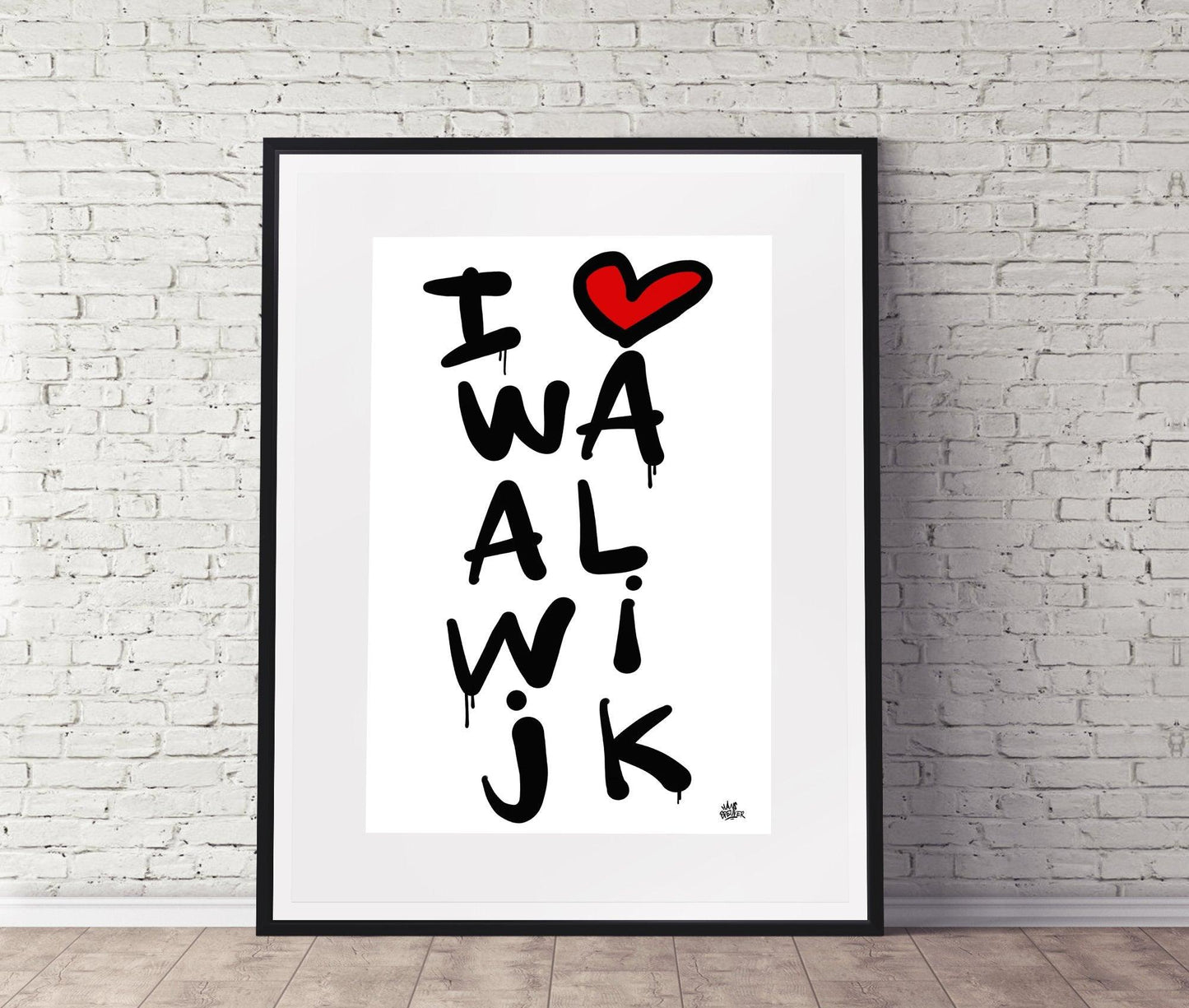 Poster Waalwijk - Hans Breuker