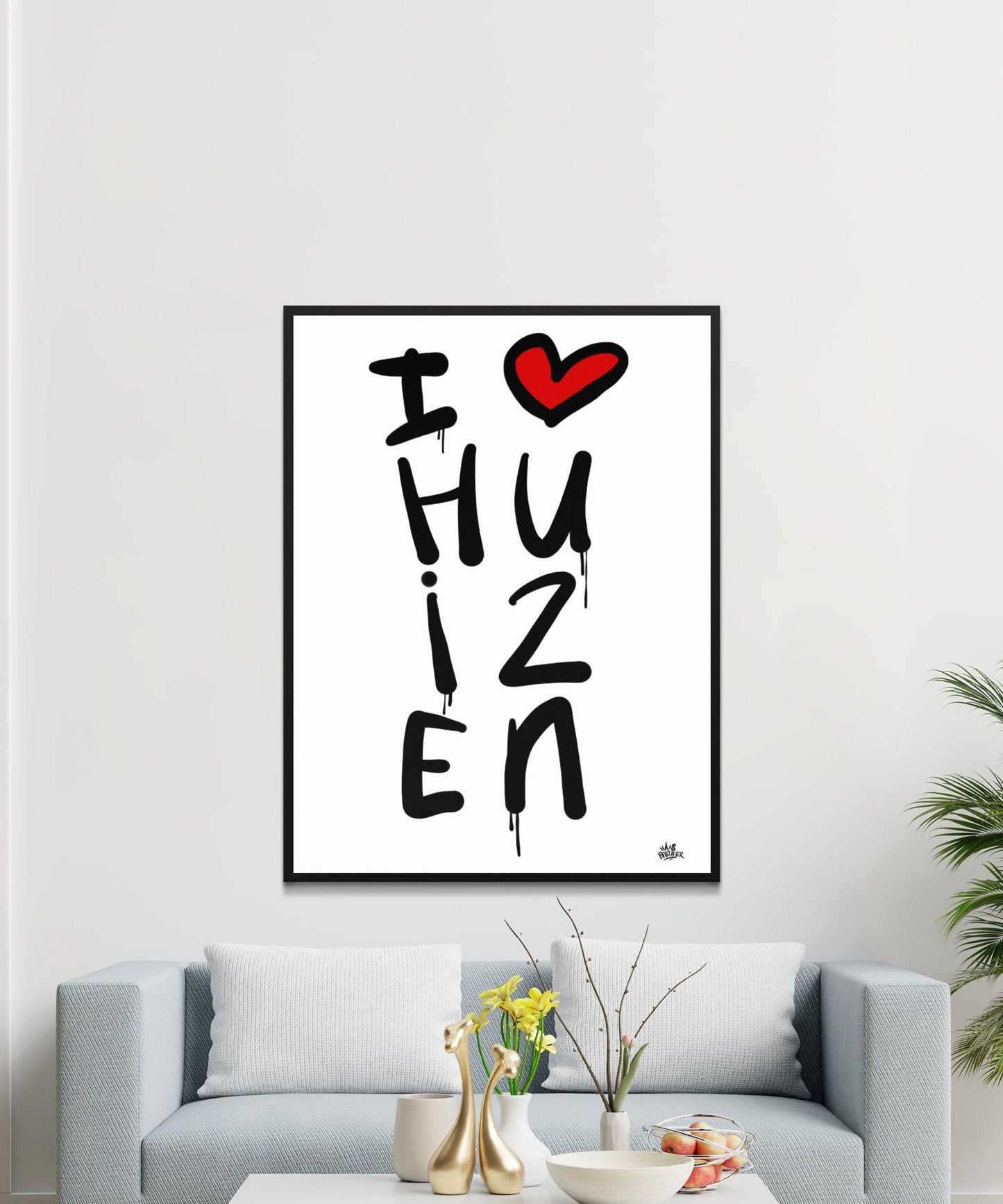 Poster Huizen - Hans Breuker