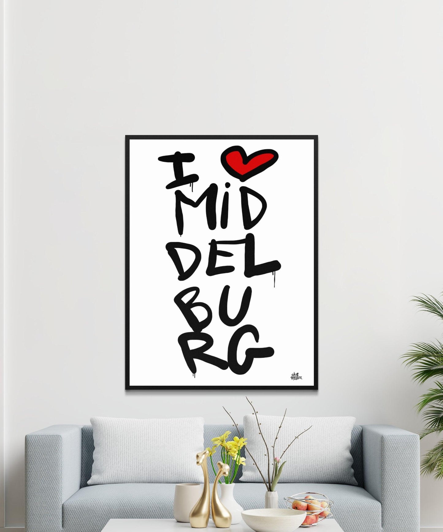 Poster Middelburg - Hans Breuker