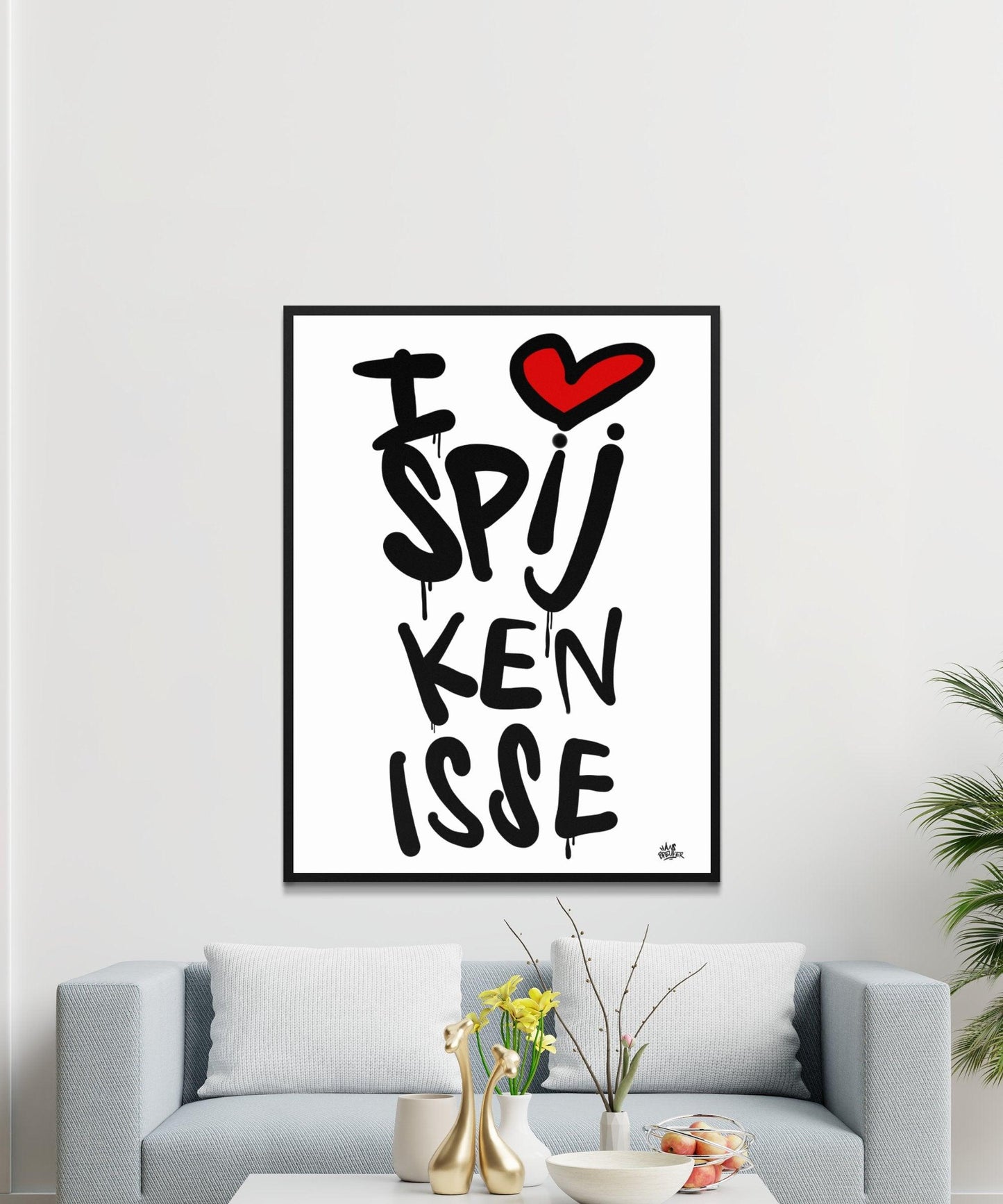 Poster Spijkenisse - Hans Breuker