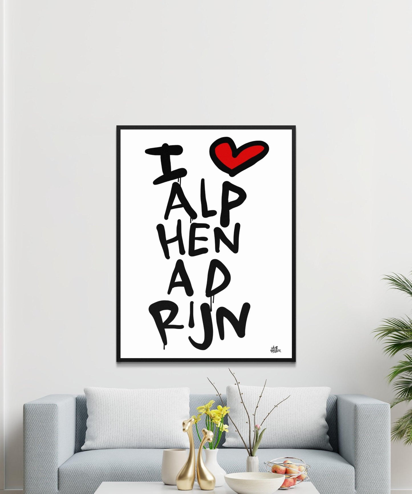 Poster Alphen aan den Rijn - Hans Breuker