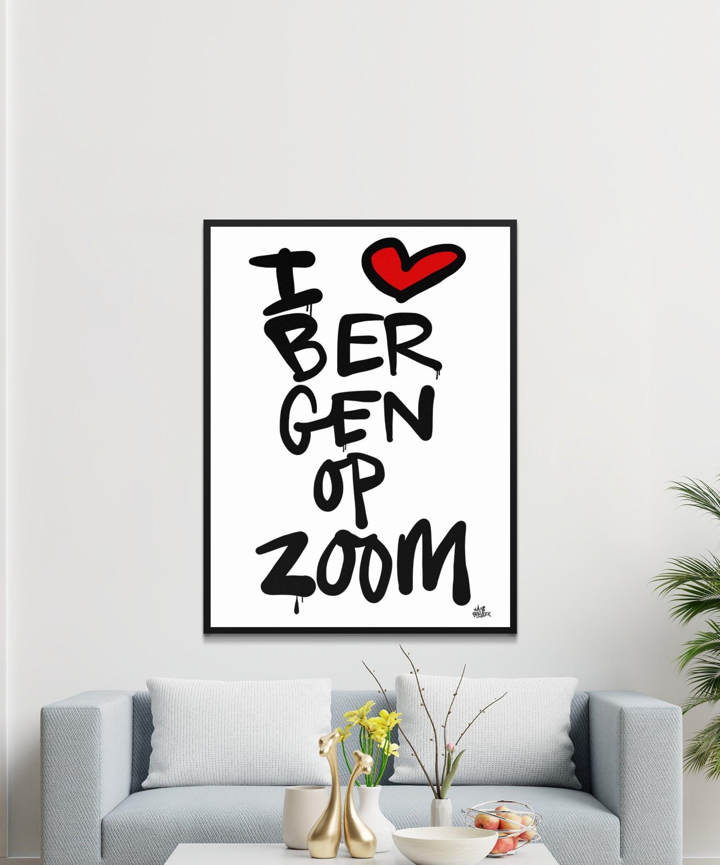 Poster Bergen op Zoom - Hans Breuker