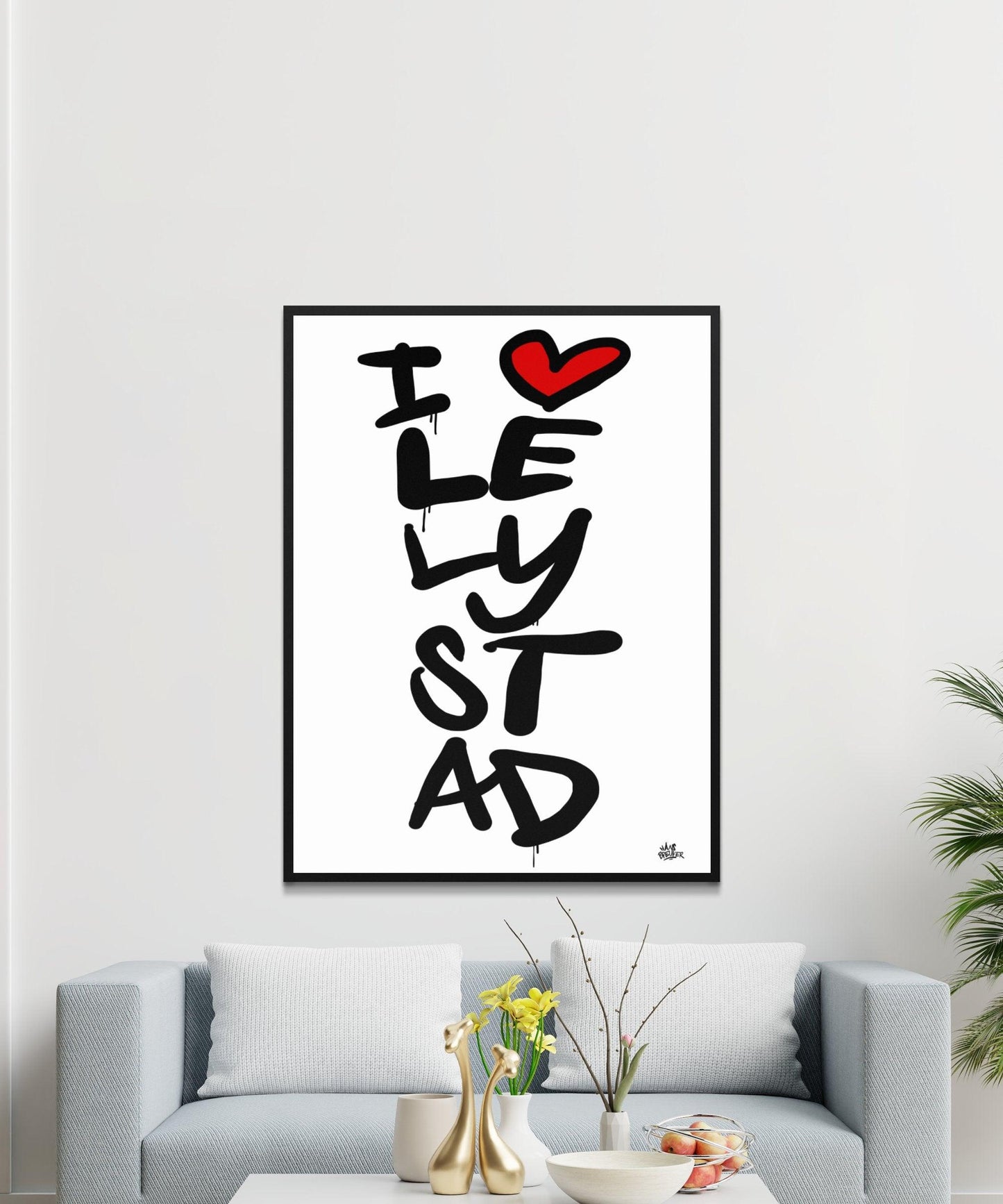 Poster Lelystad - Hans Breuker