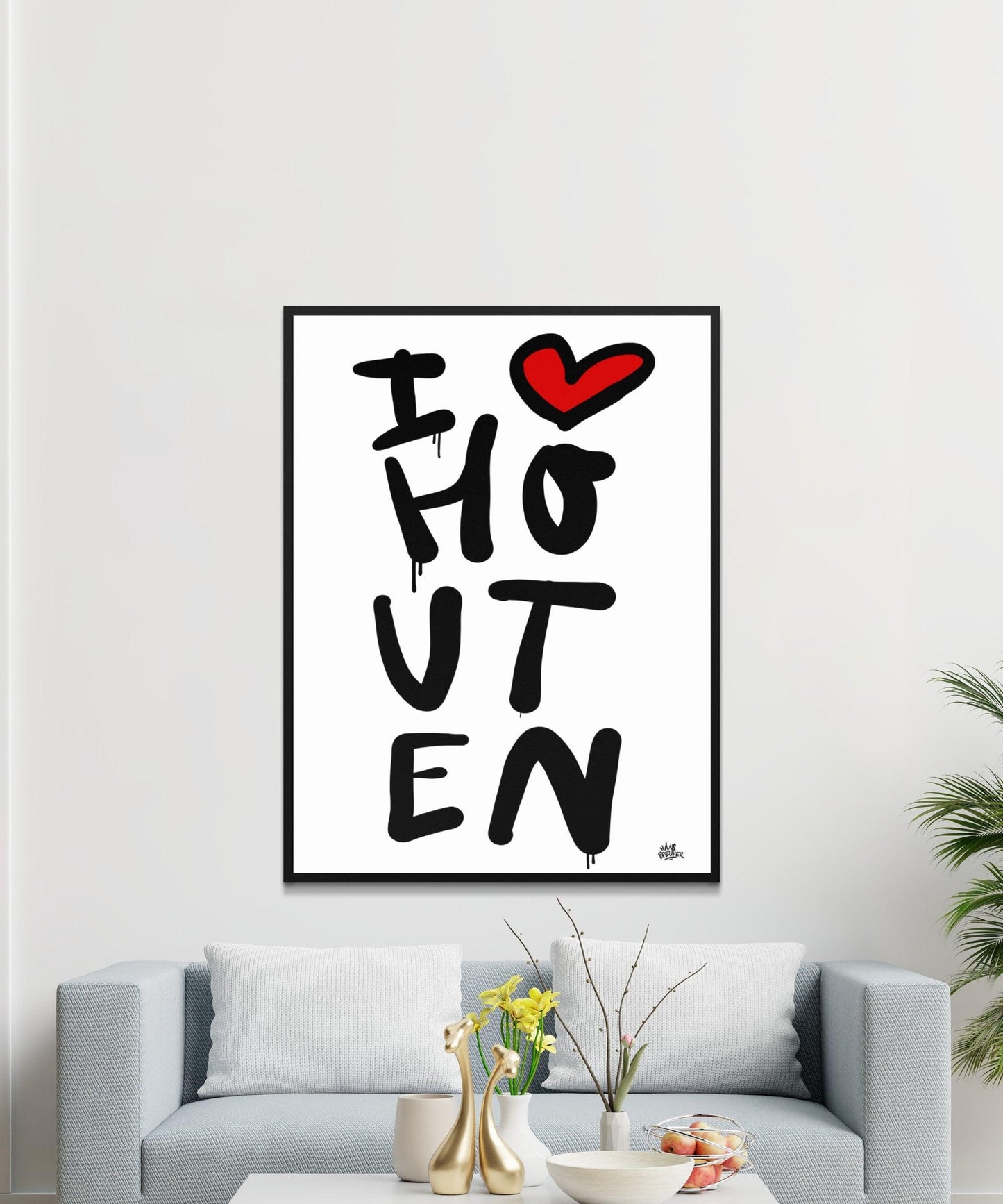 Poster Houten - Hans Breuker
