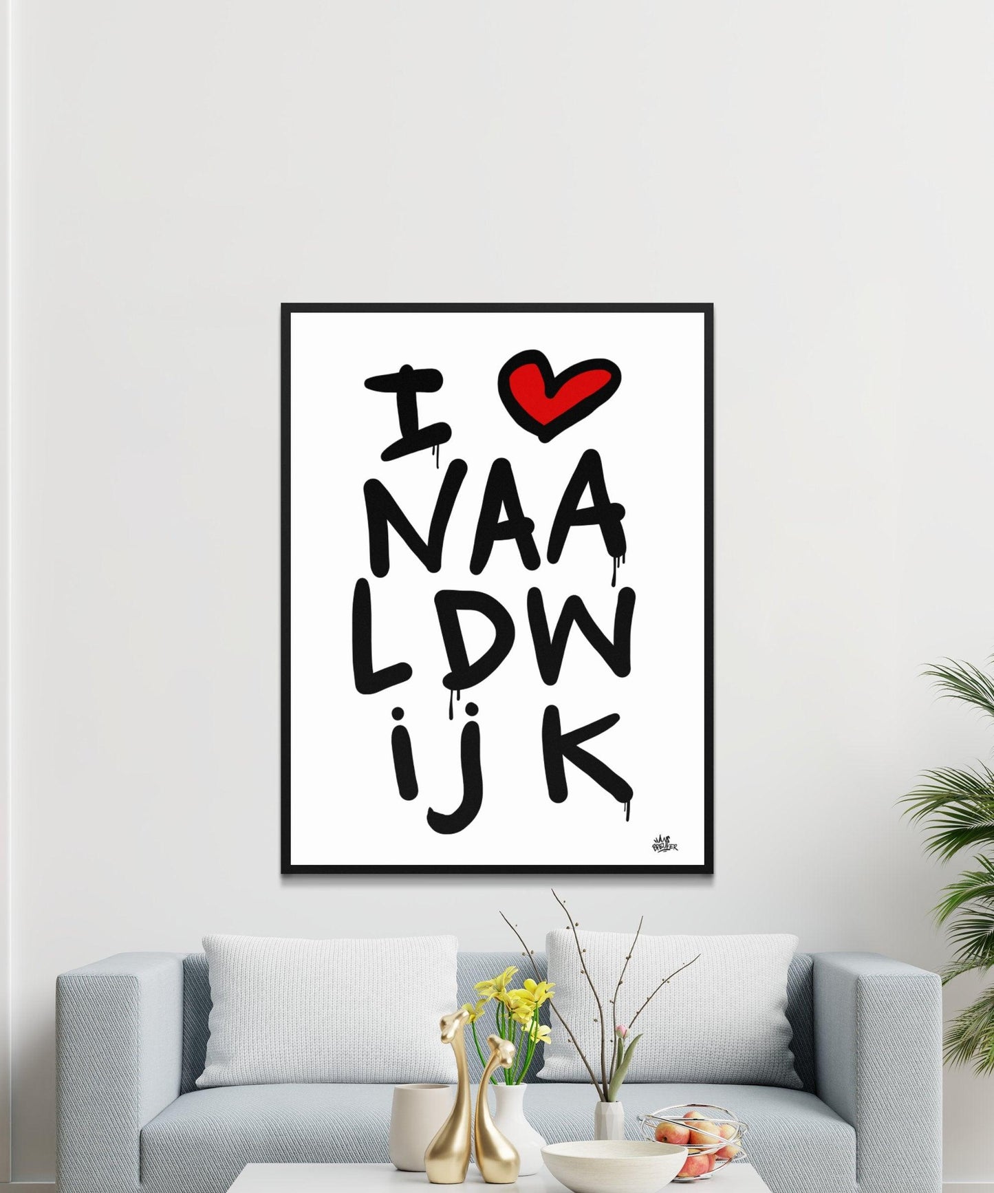 Poster Naaldwijk - Hans Breuker