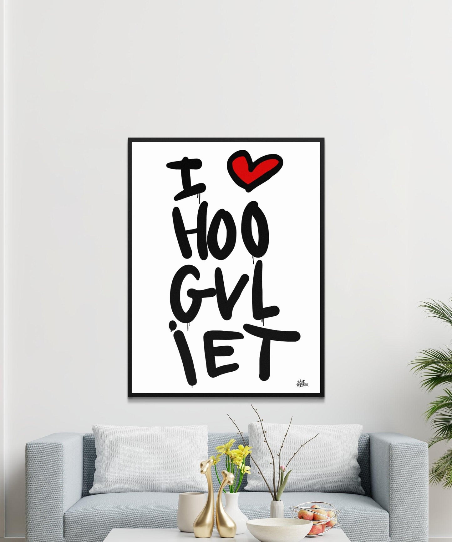 Poster Hoogvliet - Hans Breuker