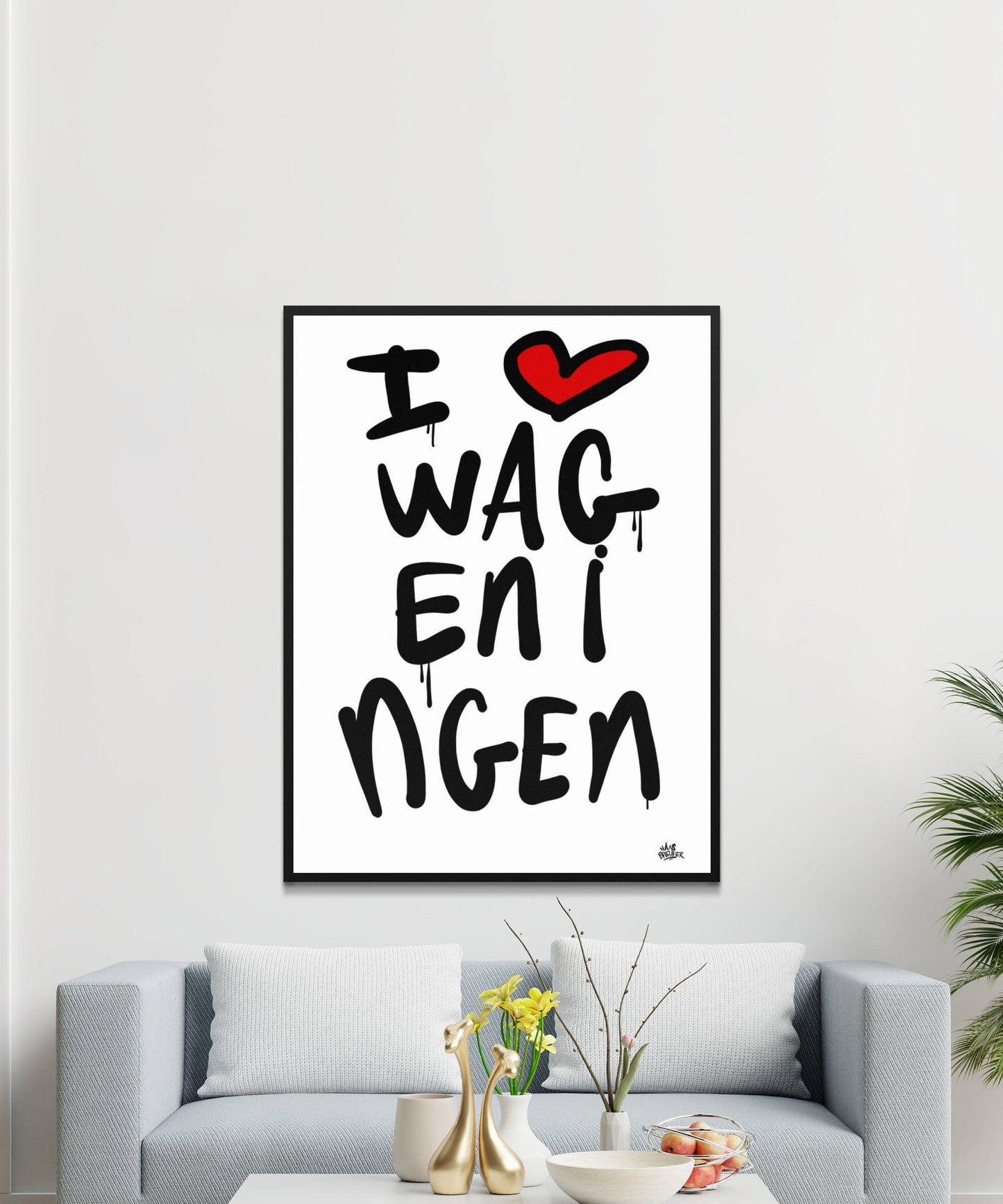 Poster Wageningen - Hans Breuker