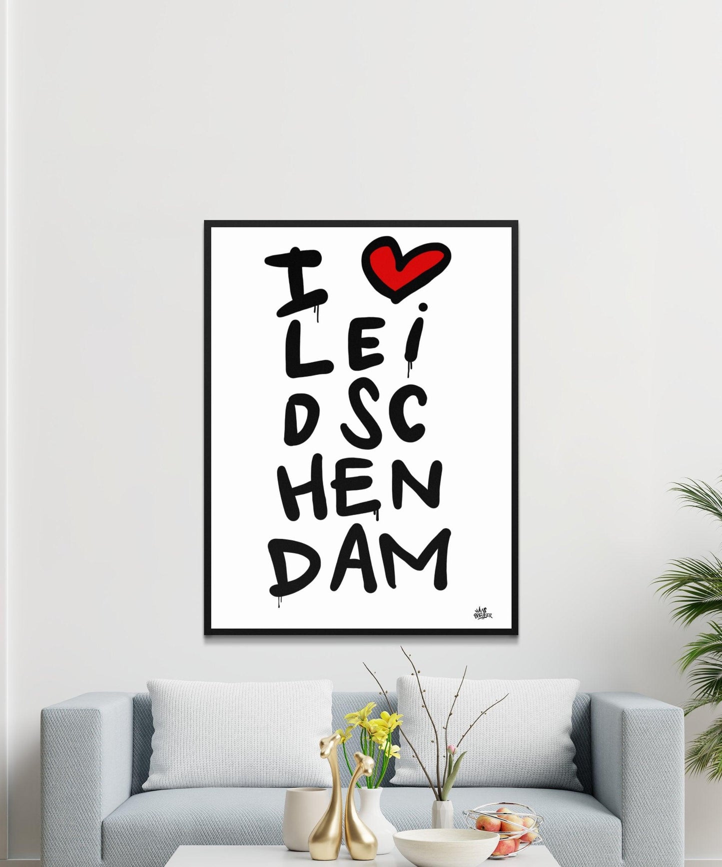 Poster Leidschendam - Hans Breuker