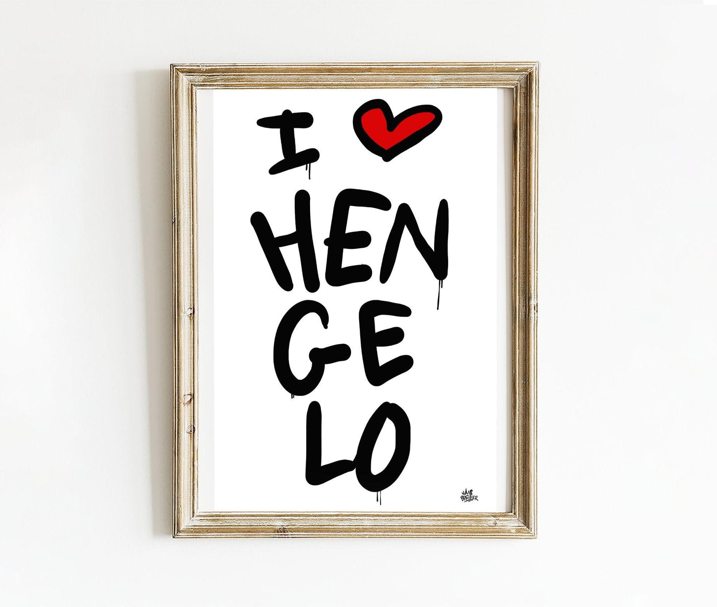 Poster Hengelo - Hans Breuker