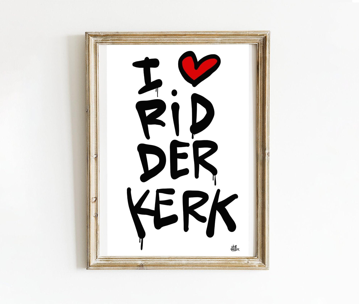 Poster Ridderkerk - Hans Breuker