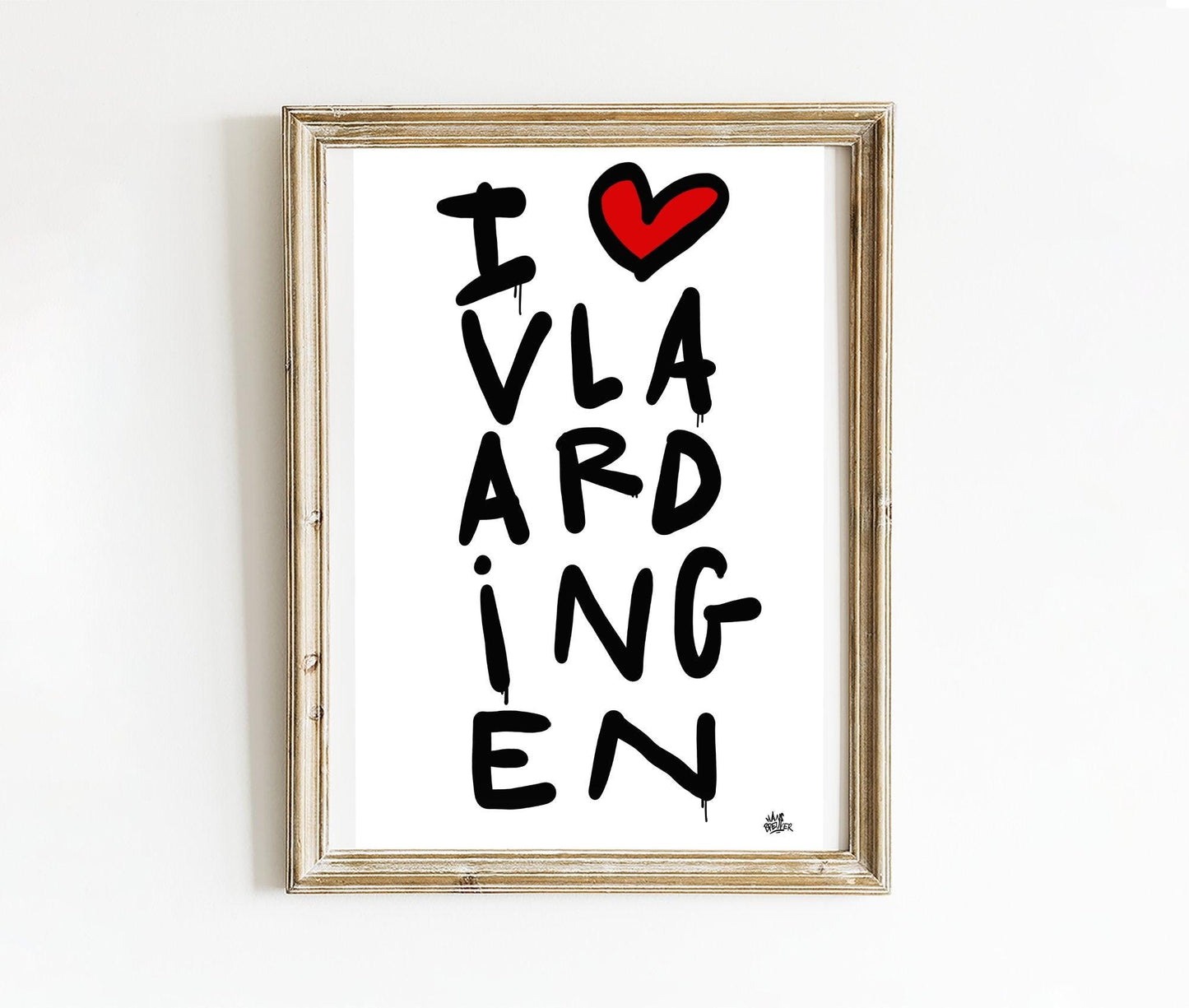 Poster Vlaardingen - Hans Breuker