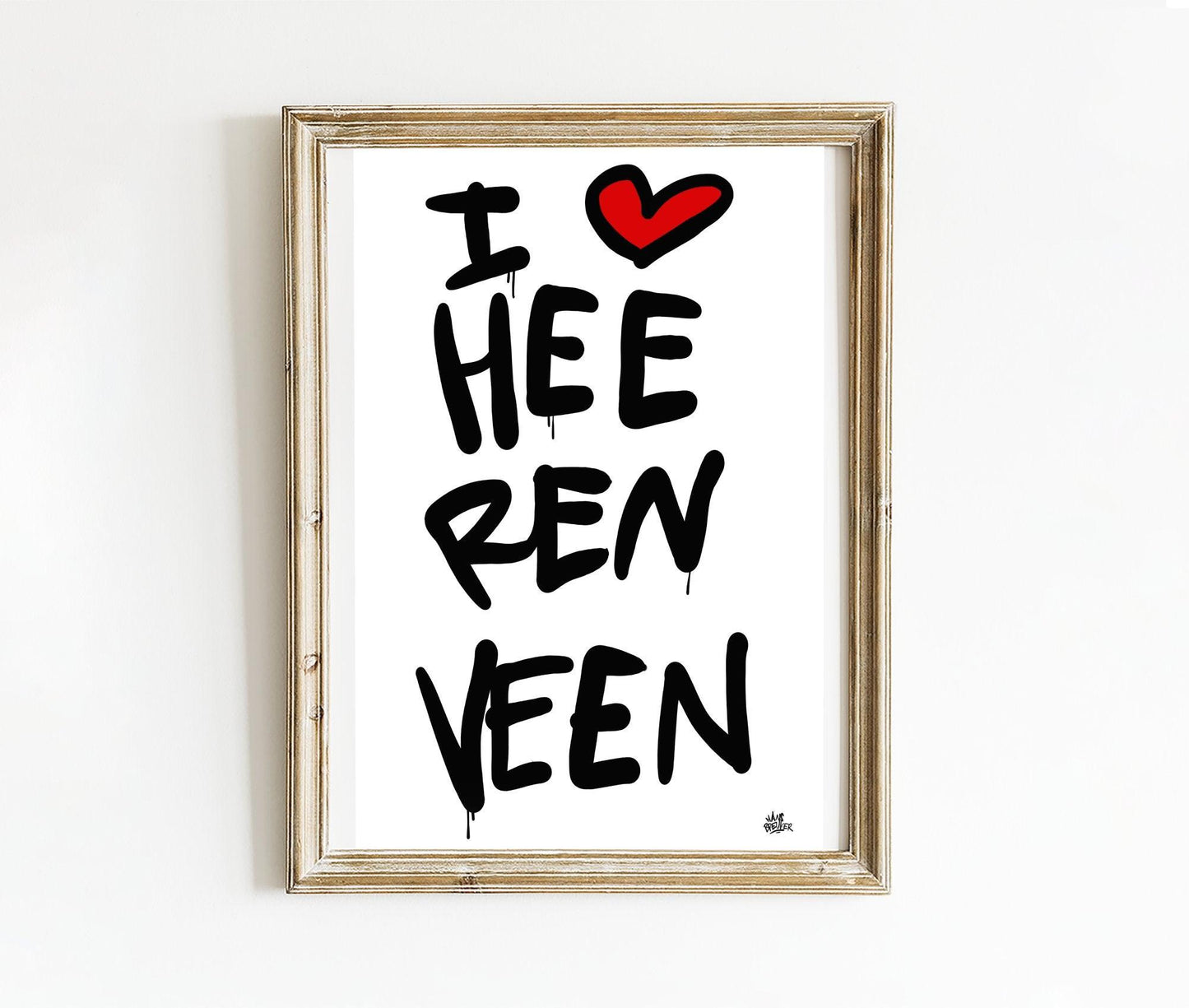 Poster Heerenveen - Hans Breuker