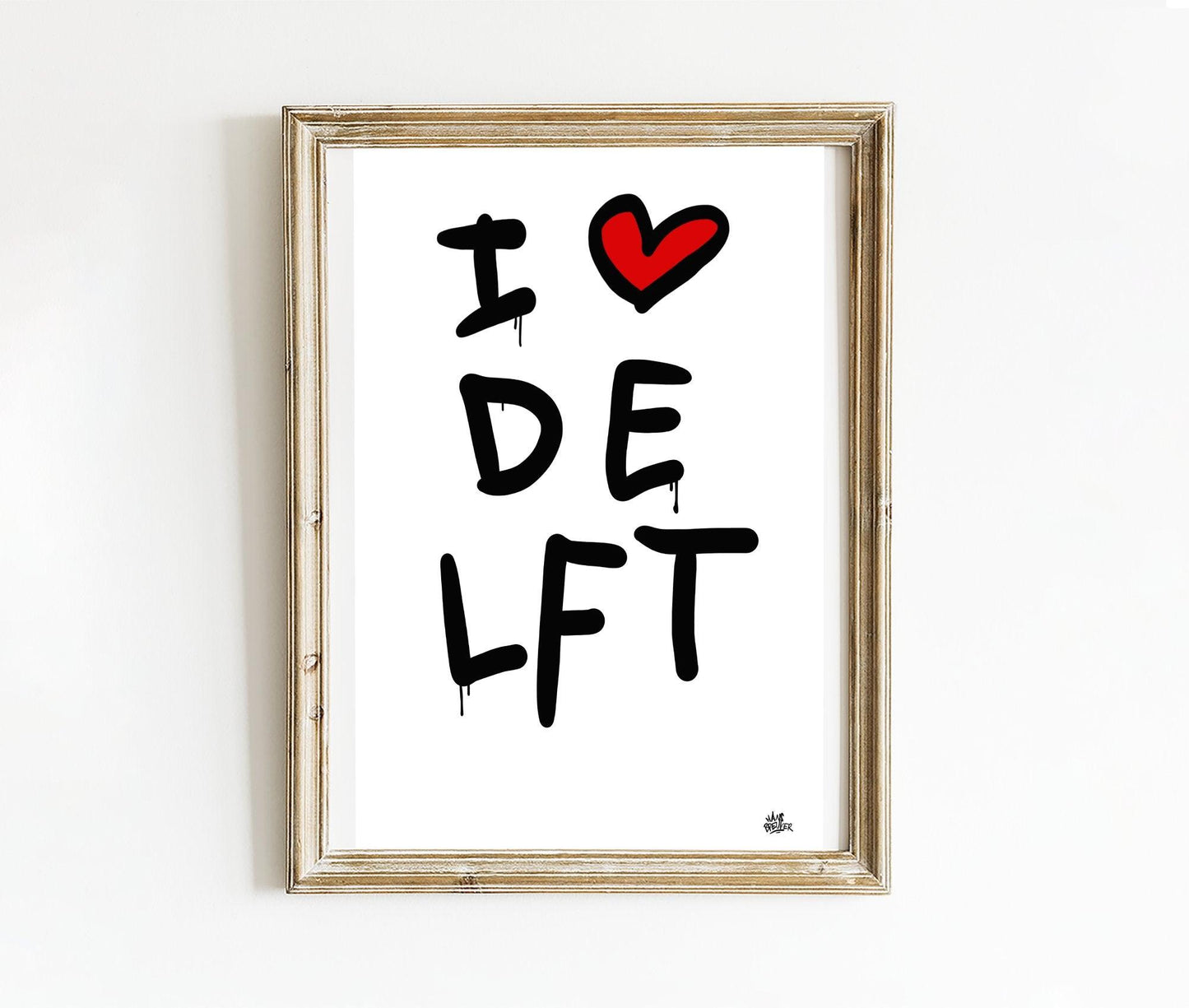 Poster Delft - Hans Breuker