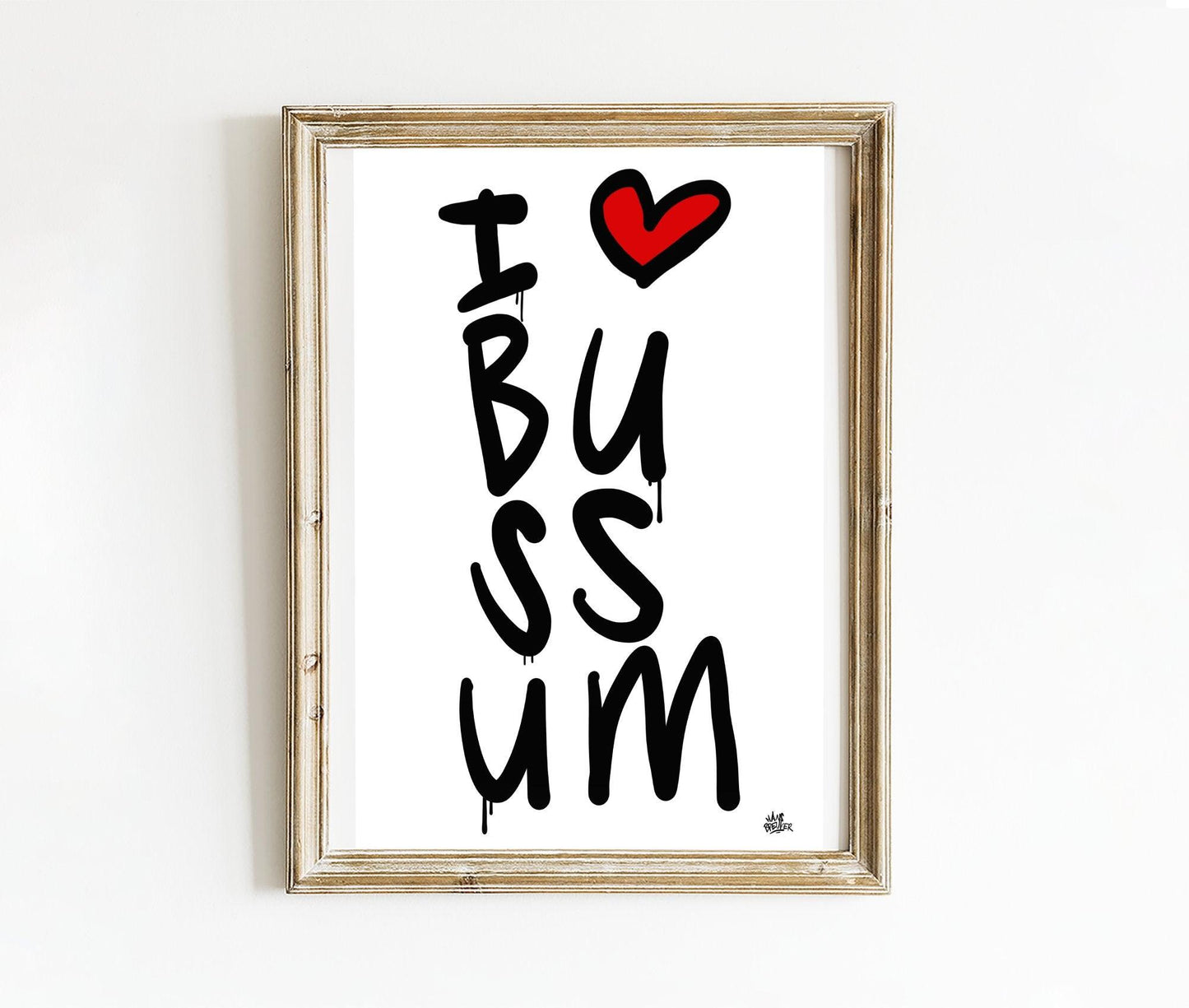 Poster Bussum - Hans Breuker