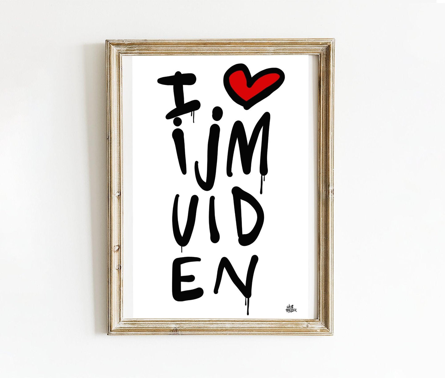 Poster Ijmuiden - Hans Breuker