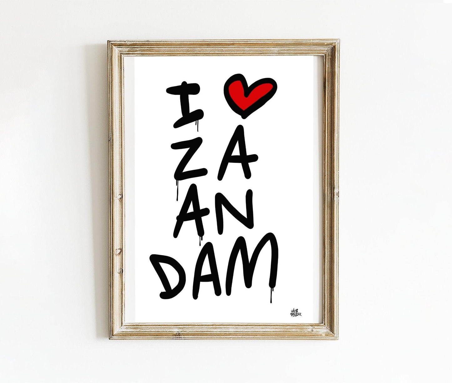 Poster Zaandam - Hans Breuker