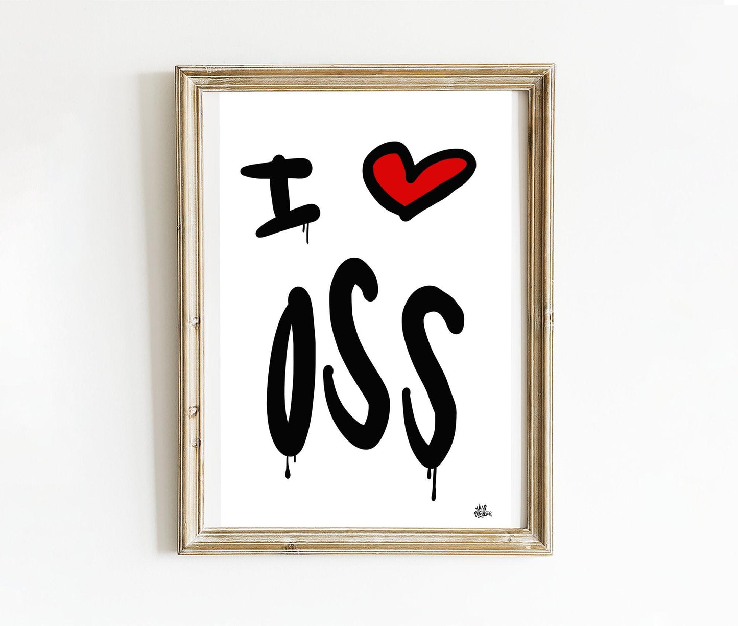 Poster Oss - Hans Breuker