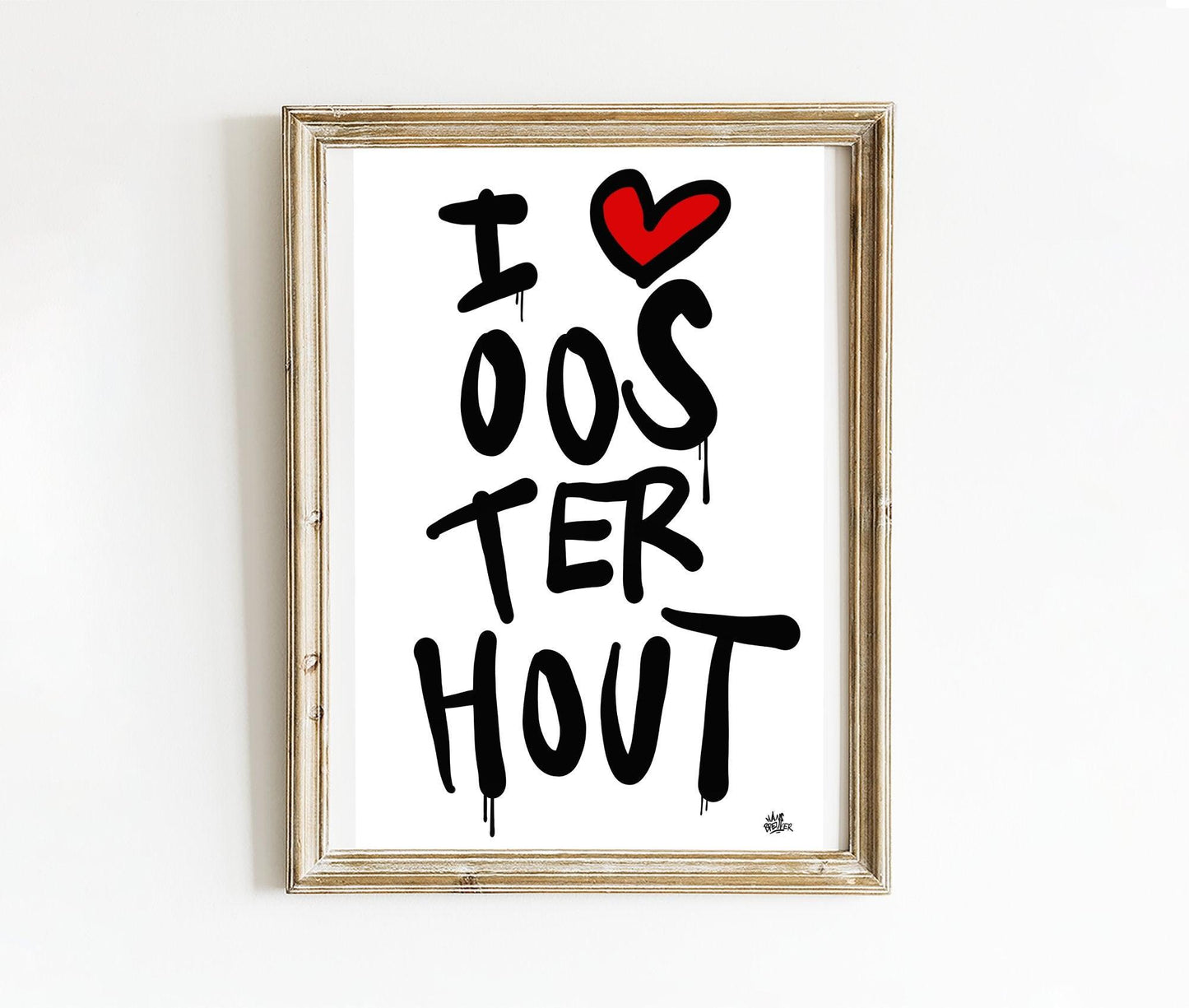 Poster Oosterhout - Hans Breuker