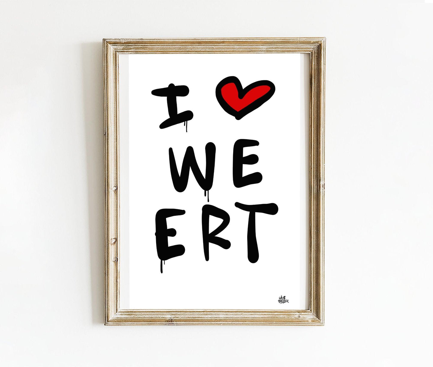 Poster Weert - Hans Breuker