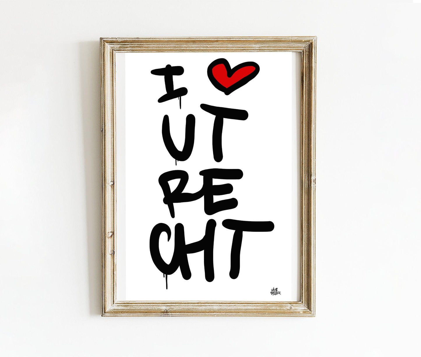 Poster Utrecht - Hans Breuker